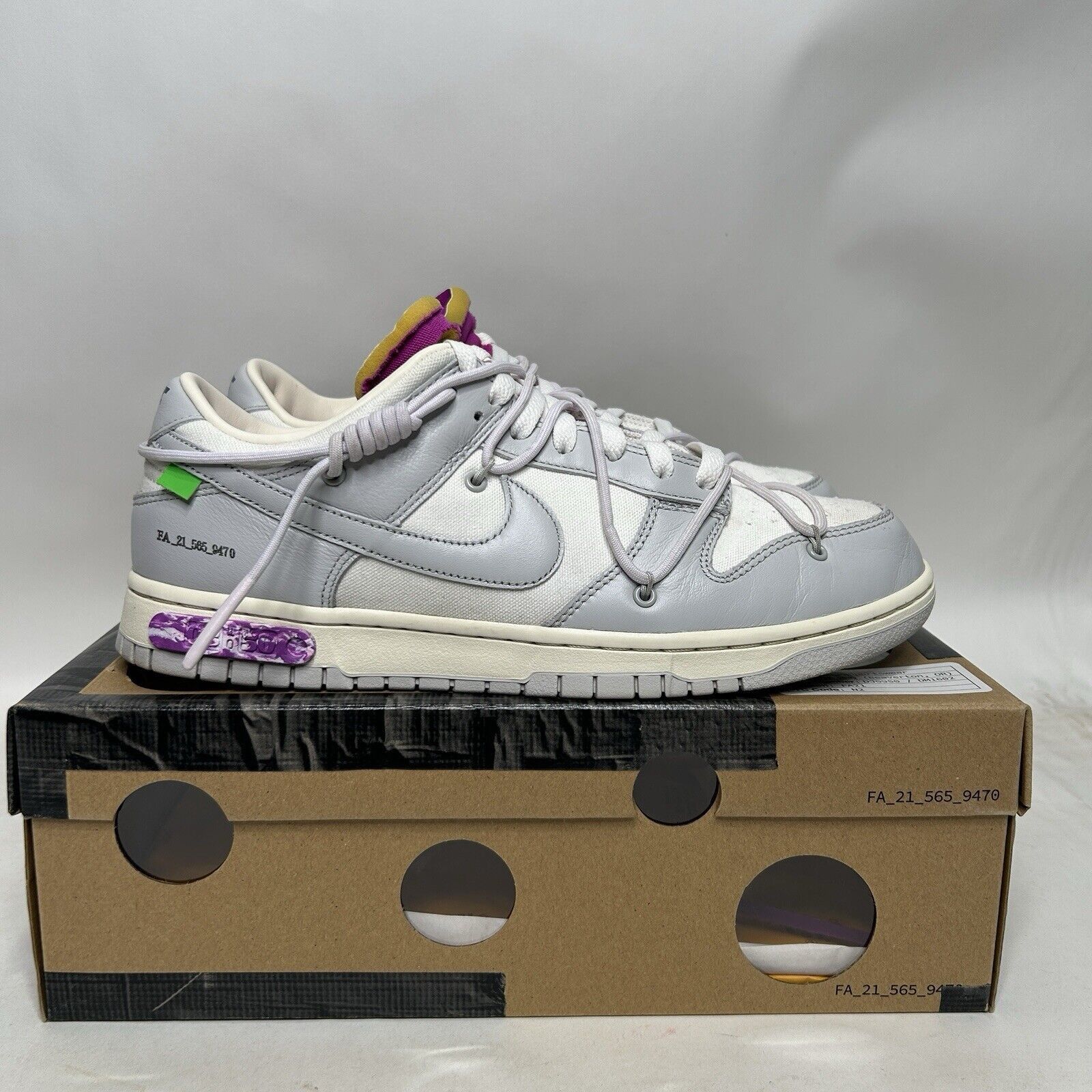 Nike Nike Shoes Dunk Low X Off-White “Lot 3 of 50” 2024 Size US 11 / EU 44 - 4 Thumbnail