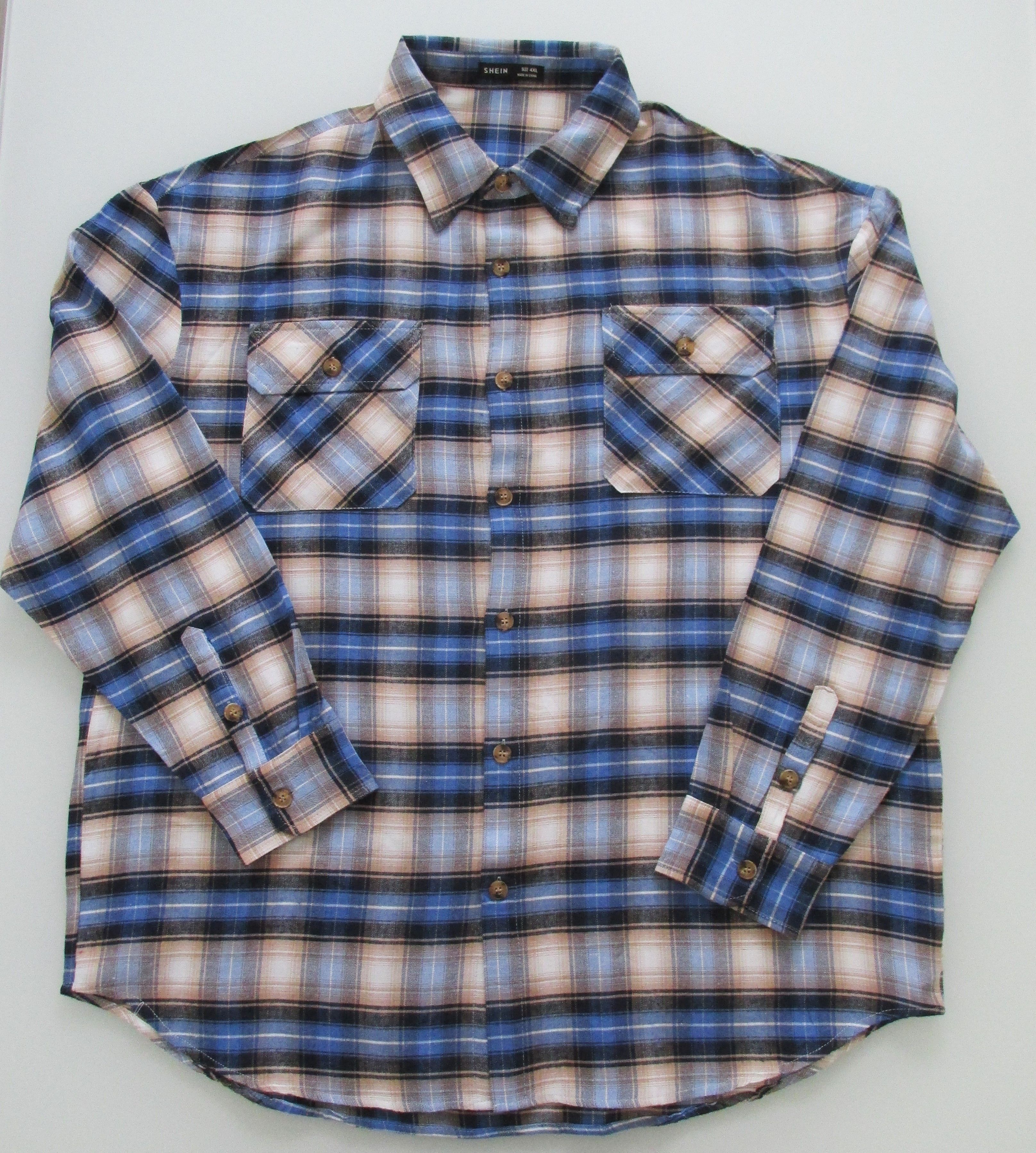 St. Johns Bay Shein Men's Flannel Shirt Size 4XL Size US XXL / EU 58 / 5 - 1 Thumbnail