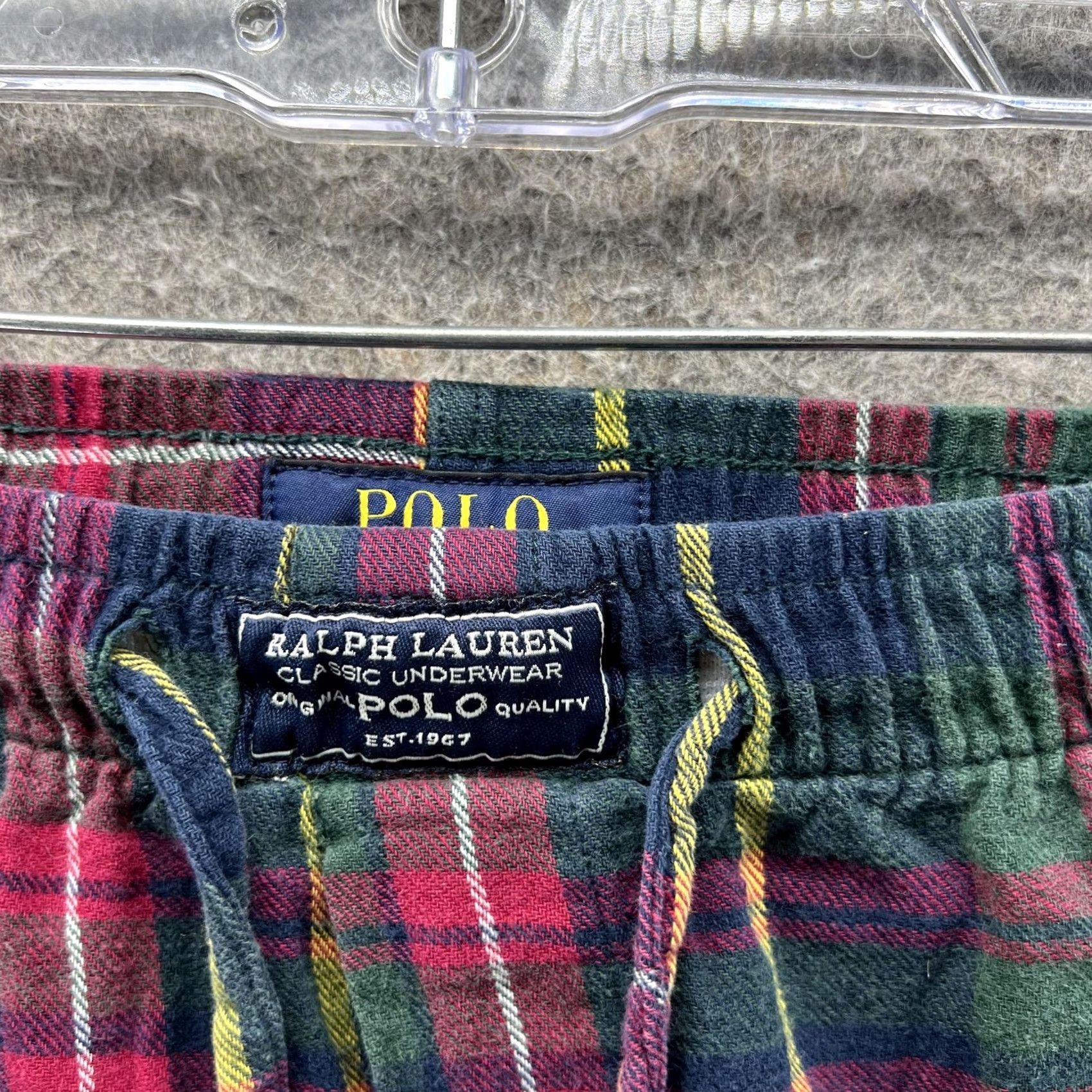 Polo Ralph Lauren Polo Ralph Lauren Pajama Pants Mens Medium Flannel Plaid Pajama Lounge Green Navy Mulitcolor vtg Size US M / EU 48-50 / 2 - 4 Thumbnail