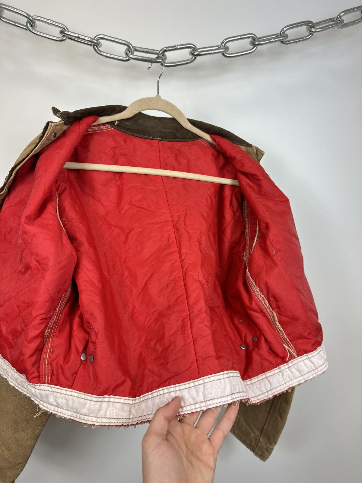 Carhartt Vintage 70s Carhartt USA Distressed Cropped Detroit Jacket Size US S / EU 44-46 / 1 - 19 Thumbnail