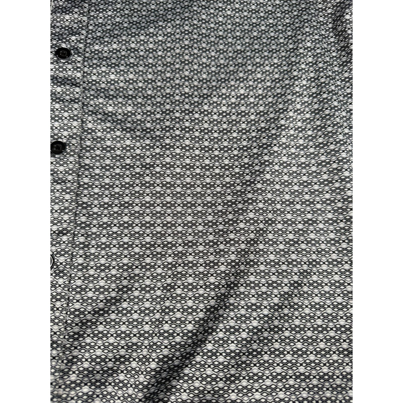 Johnston & Murphy Johnston & Murphy XC4 Mens L Short Sleeve Button Up Shirt Size US L / EU 52-54 / 3 - 2 Thumbnail