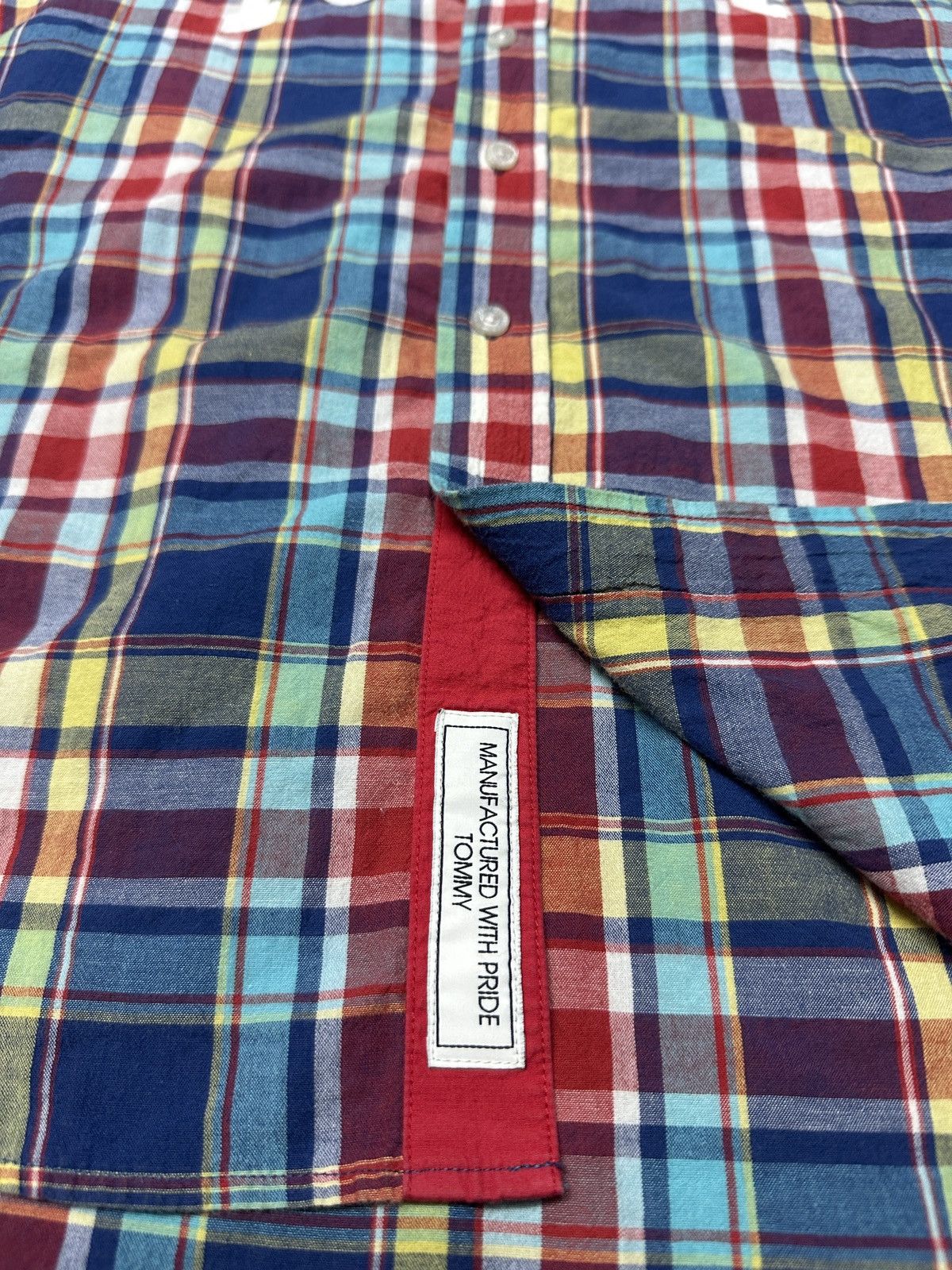 Tommy Hilfiger × Vintage Vintage Tommy multicolour shirt Size US S / EU 44-46 / 1 - 5 Thumbnail