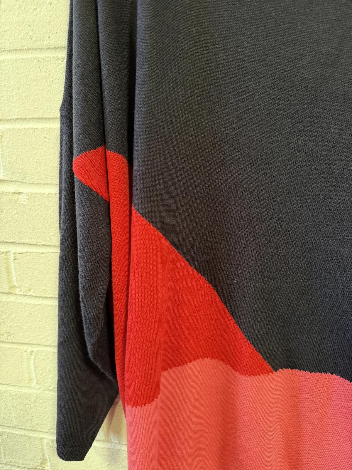 Eileen Fisher Eileen Fisher Color Block Crew Neck Sweater Size L / US 10 / IT 46 - 2 Thumbnail