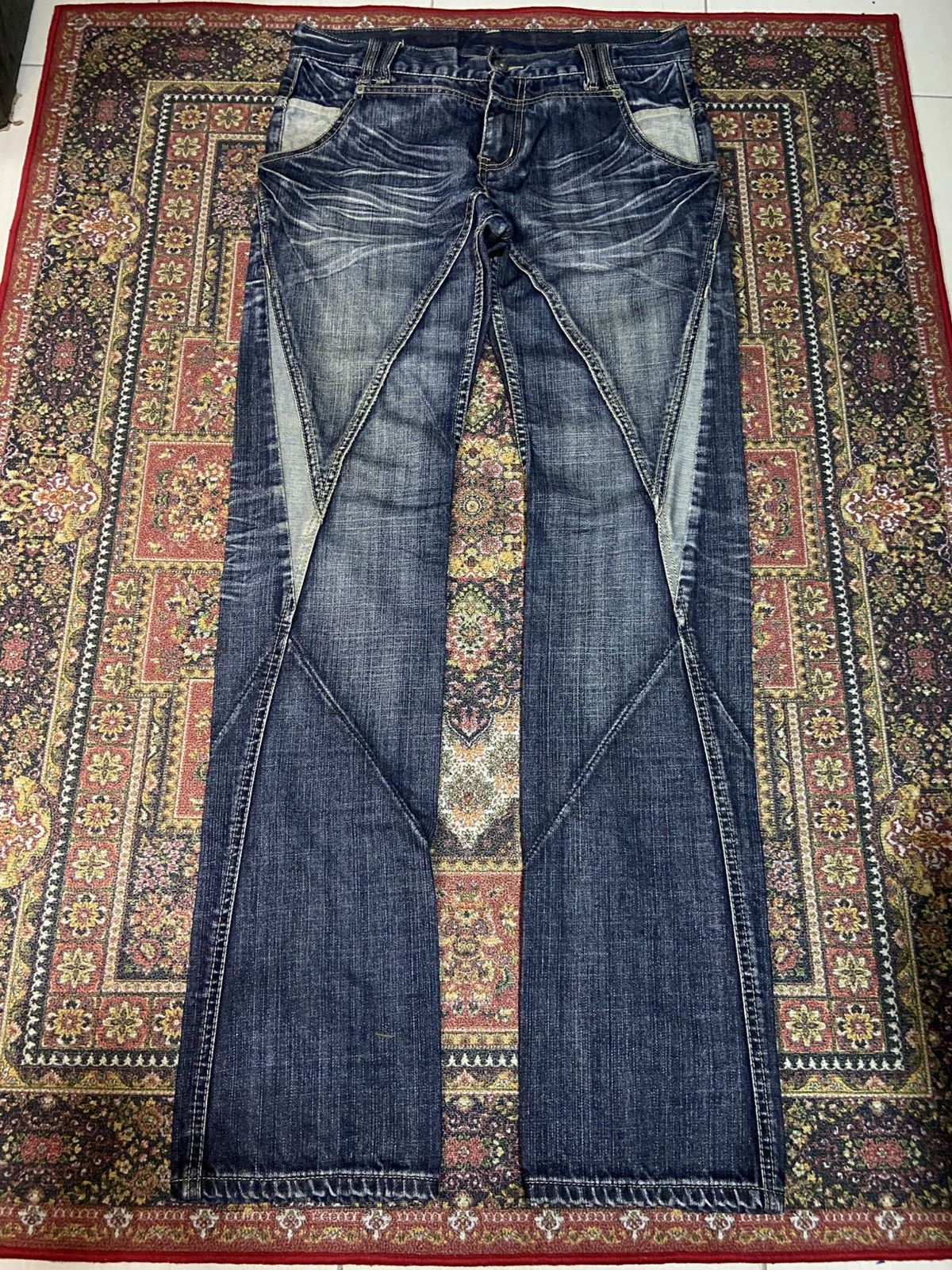 If Six Was Nine × Michel Klein Michel Klein Jeans Size US 33 - 1 Thumbnail