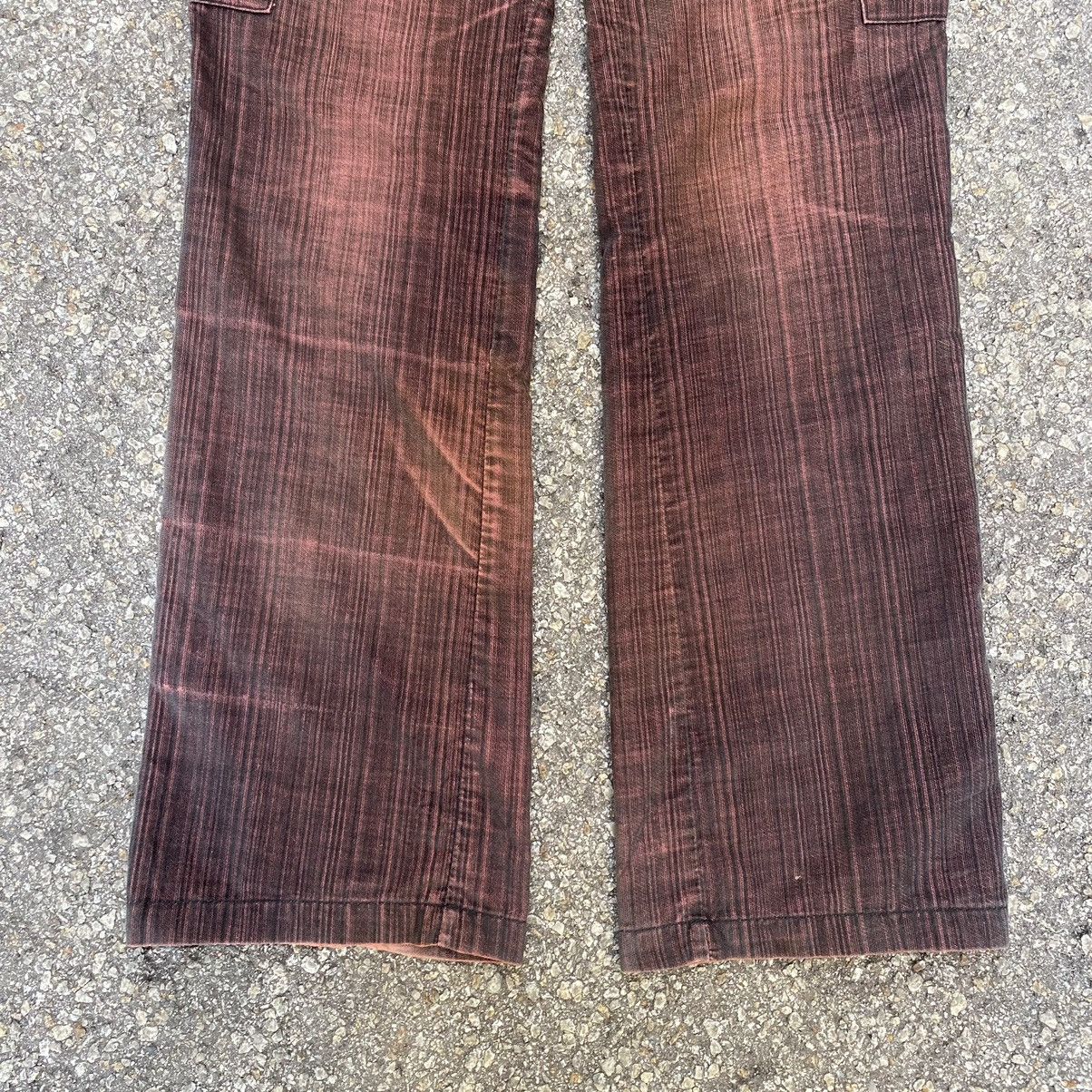 Beauty Beast Flare Bush Pants Cargo Semanticdesign Faded Velvet Corduroy Size US 30 / EU 46 - 2 Thumbnail