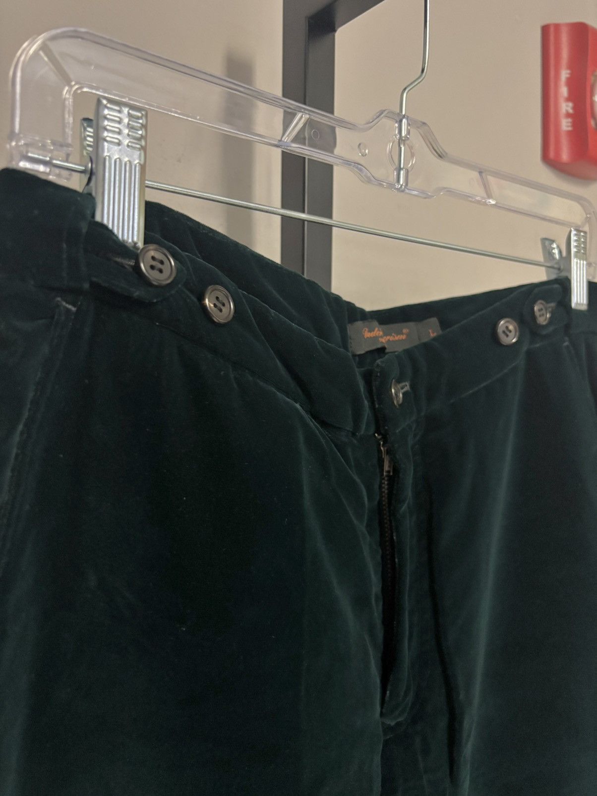 Undercover Undercover AW02 ‘Witches Cell Division’ Velour Pants Size US 32 / EU 48 - 4 Thumbnail