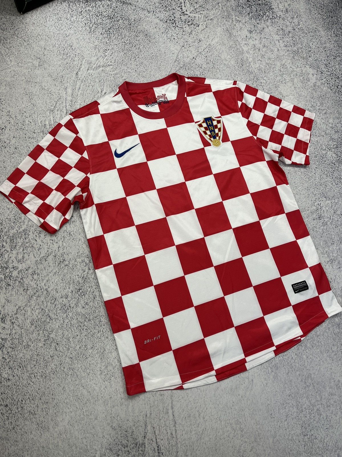 Nike Nike Croatia 2012-13 Home Soccer Jersey Football Blockcore Size US L / EU 52-54 / 3 - 3 Thumbnail