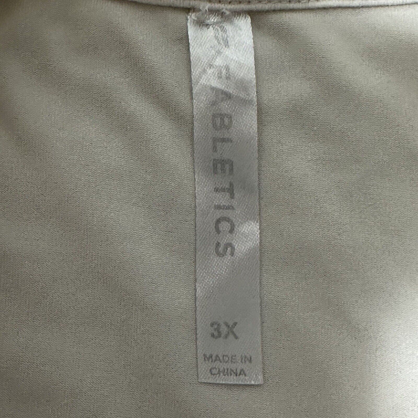 Fabletics Fabletics 3X Sleeveless Athletic Tank Top Cream Pullover Size 3XL / US 20-22 - 3 Thumbnail
