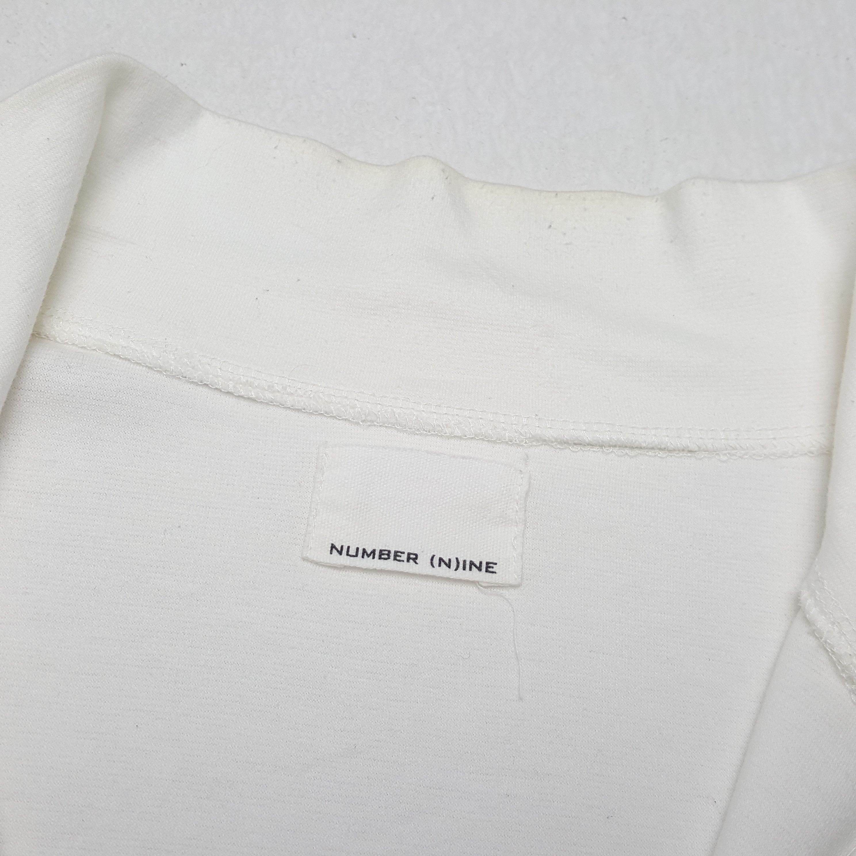 Japanese Brand × Number (N)ine × Vintage Number Nine Japanese Brand Custom Art Half Zipper Tshirt Size US XL / EU 56 / 4 - 6 Thumbnail