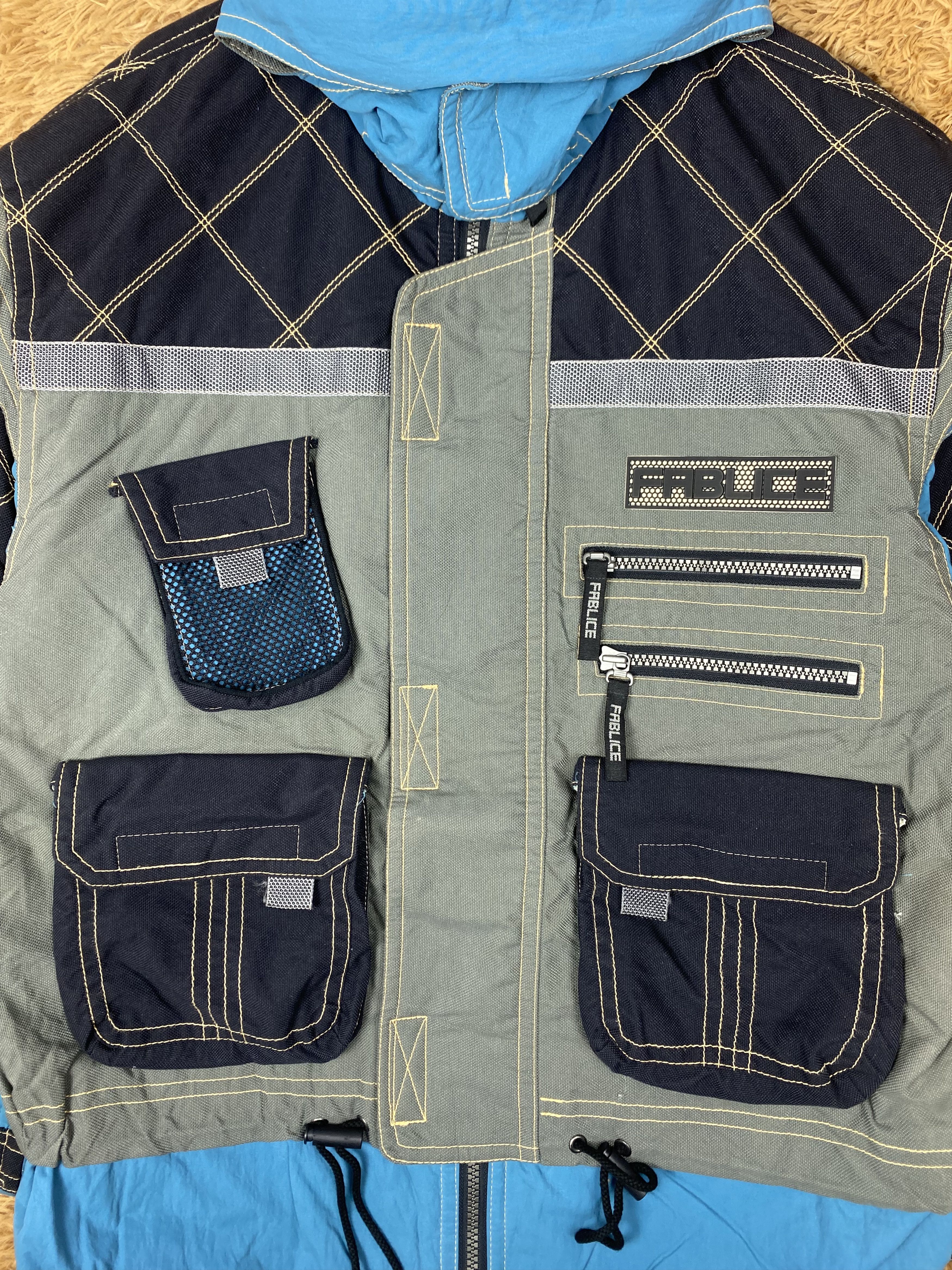 Japanese Brand Vintage Thinsulate x Fablice 3D Pocket Ski Jacket DJ0014 Size US XL / EU 56 / 4 - 3 Thumbnail