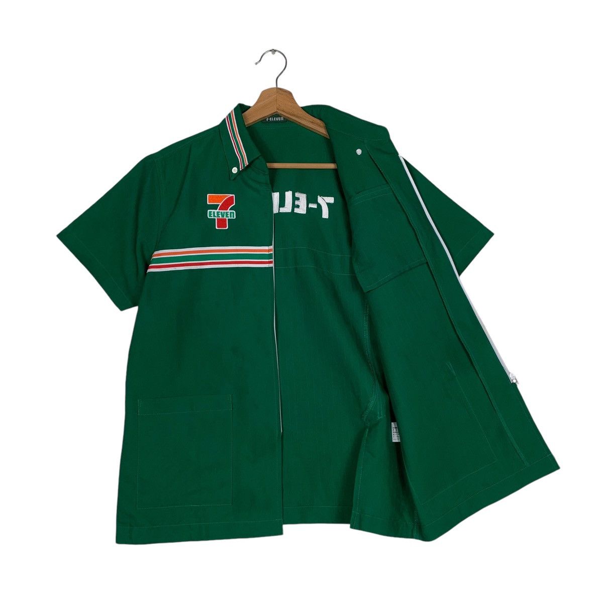 Japanese Brand Vintage 7 Eleven Japanese Worker Uniform Shirt Size US M / EU 48-50 / 2 - 9 Thumbnail