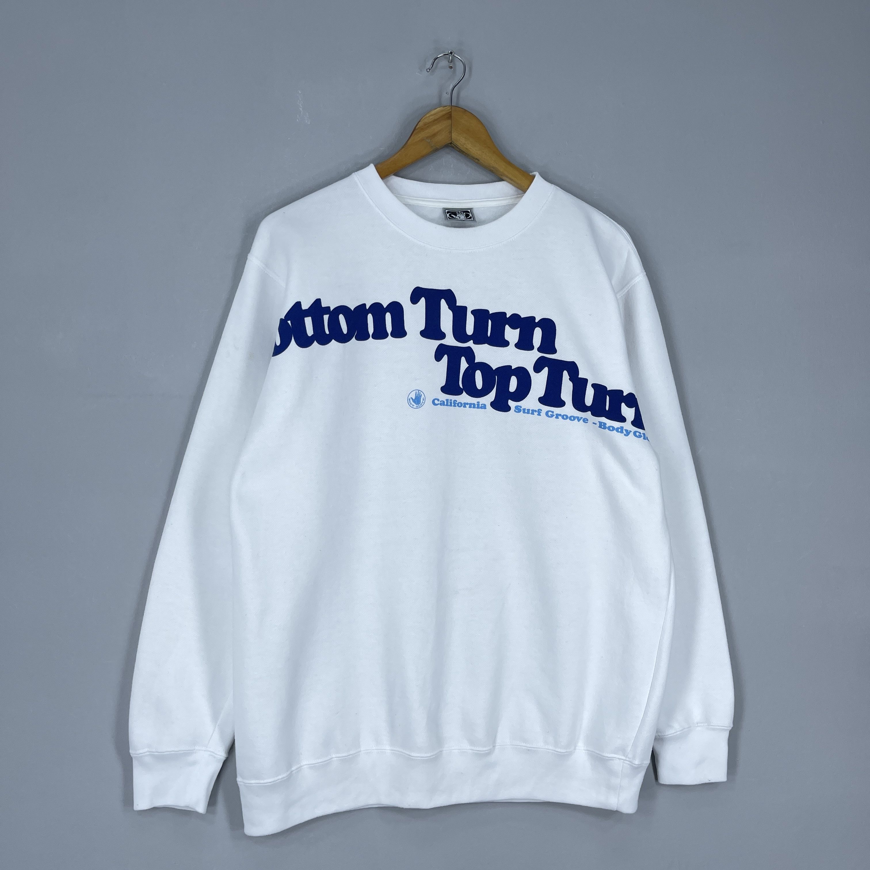 Body Glove Vintage BODY GLOVE Spellout Printed Sweatshirt Size US L / EU 52-54 / 3 - 3 Thumbnail
