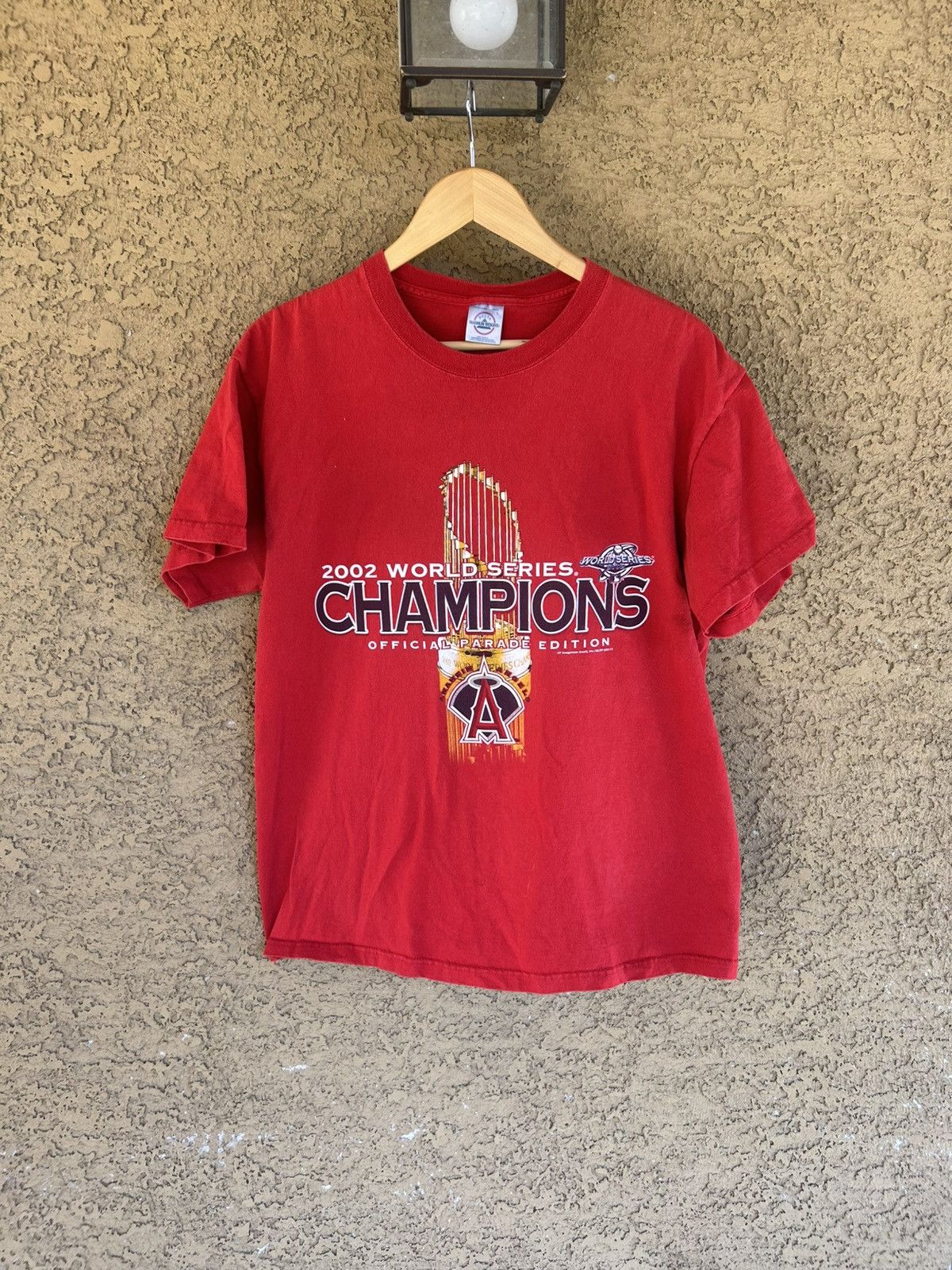 MLB × Vintage Vintage 2002 Anaheim Angels World Series Shirt Size L Size US L / EU 52-54 / 3 - 1 Thumbnail
