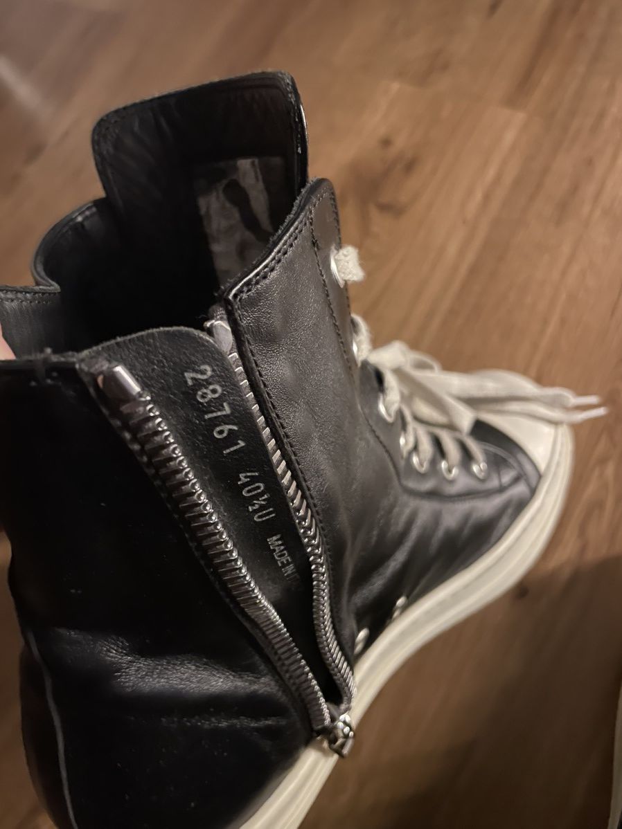 Rick Owens Rick owens ramon hight top sneakers Size US 8 / EU 41 - 3 Thumbnail