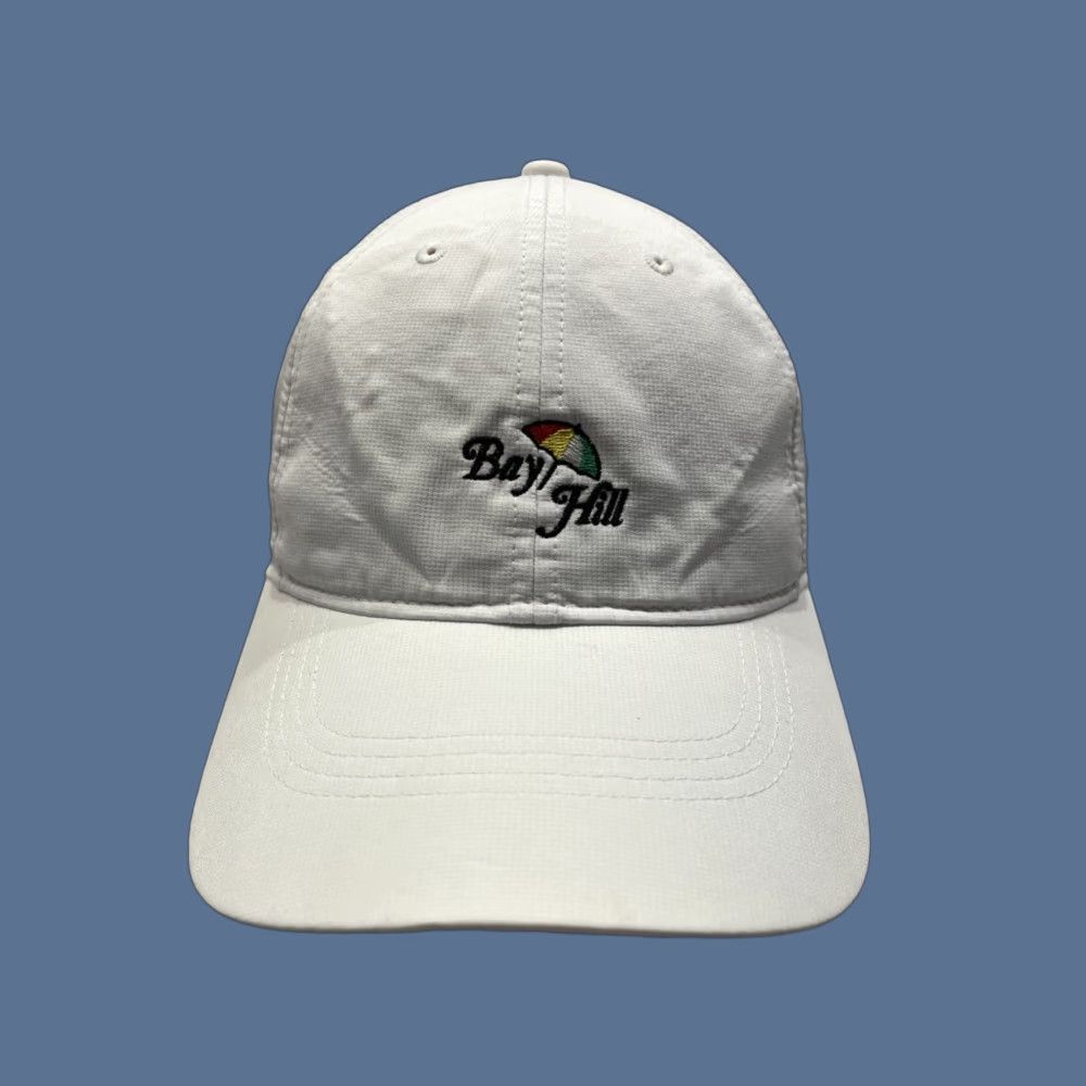 Nike Nike Bay Hill Hat Baseball Cap White Adjustable One Size Adult Men Cap Seasonal Casual Classic Solid"} Size ONE SIZE - 1 Thumbnail