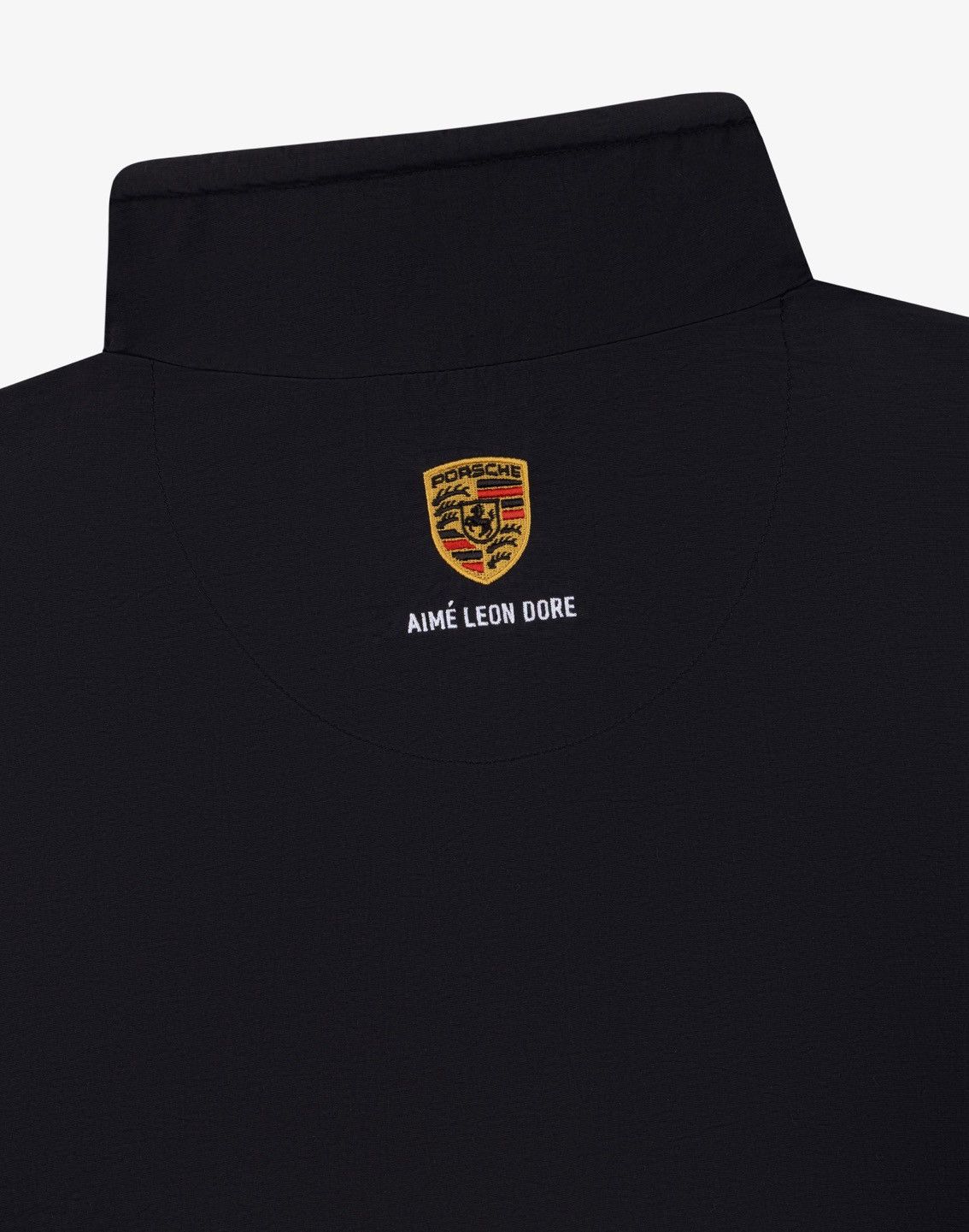 Aime Leon Dore × Porsche Design Aime Leon Dore ALD / Porsche Nylon Track Jacket Jet Black XL Size US XL / EU 56 / 4 - 4 Thumbnail