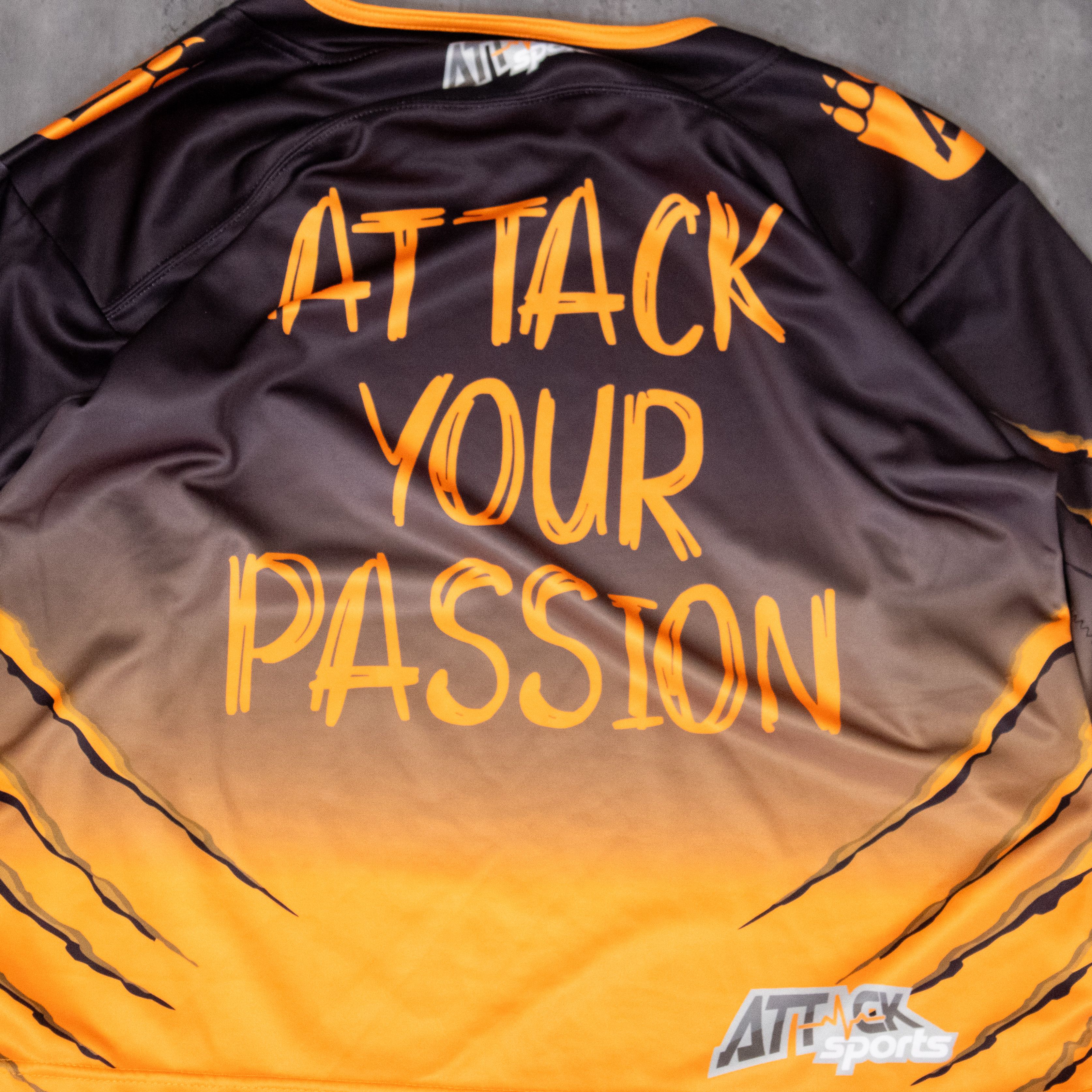 Vintage Attack Apparel Bear All Over Print Oversize Hockey Jersey Size US XXL / EU 58 / 5 - 8 Thumbnail