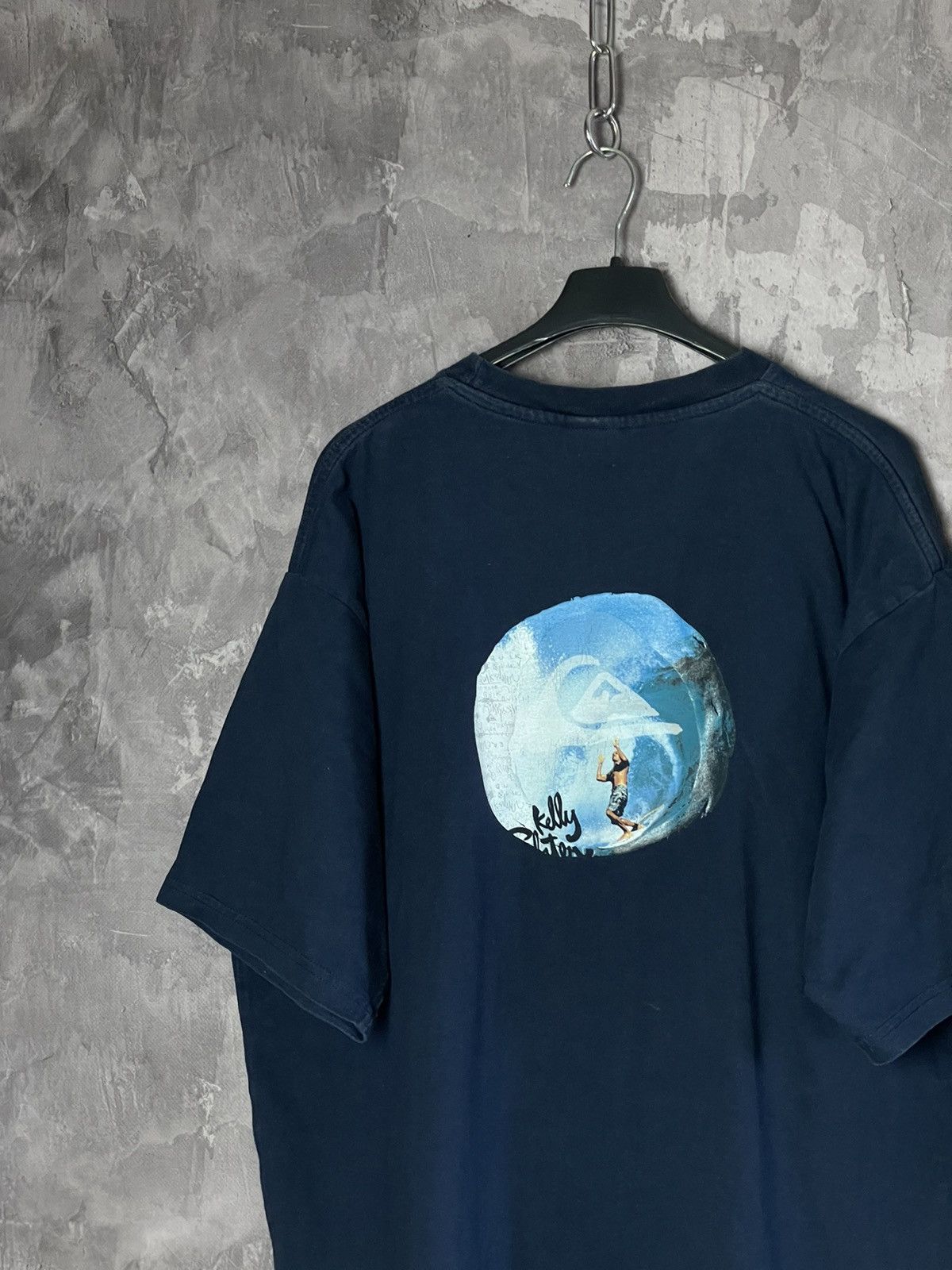 Quiksilver × Vintage Vintage 90s Quiksilver Boxy Surf Skate Big Logo T Shirt Size US XL / EU 56 / 4 - 4 Thumbnail