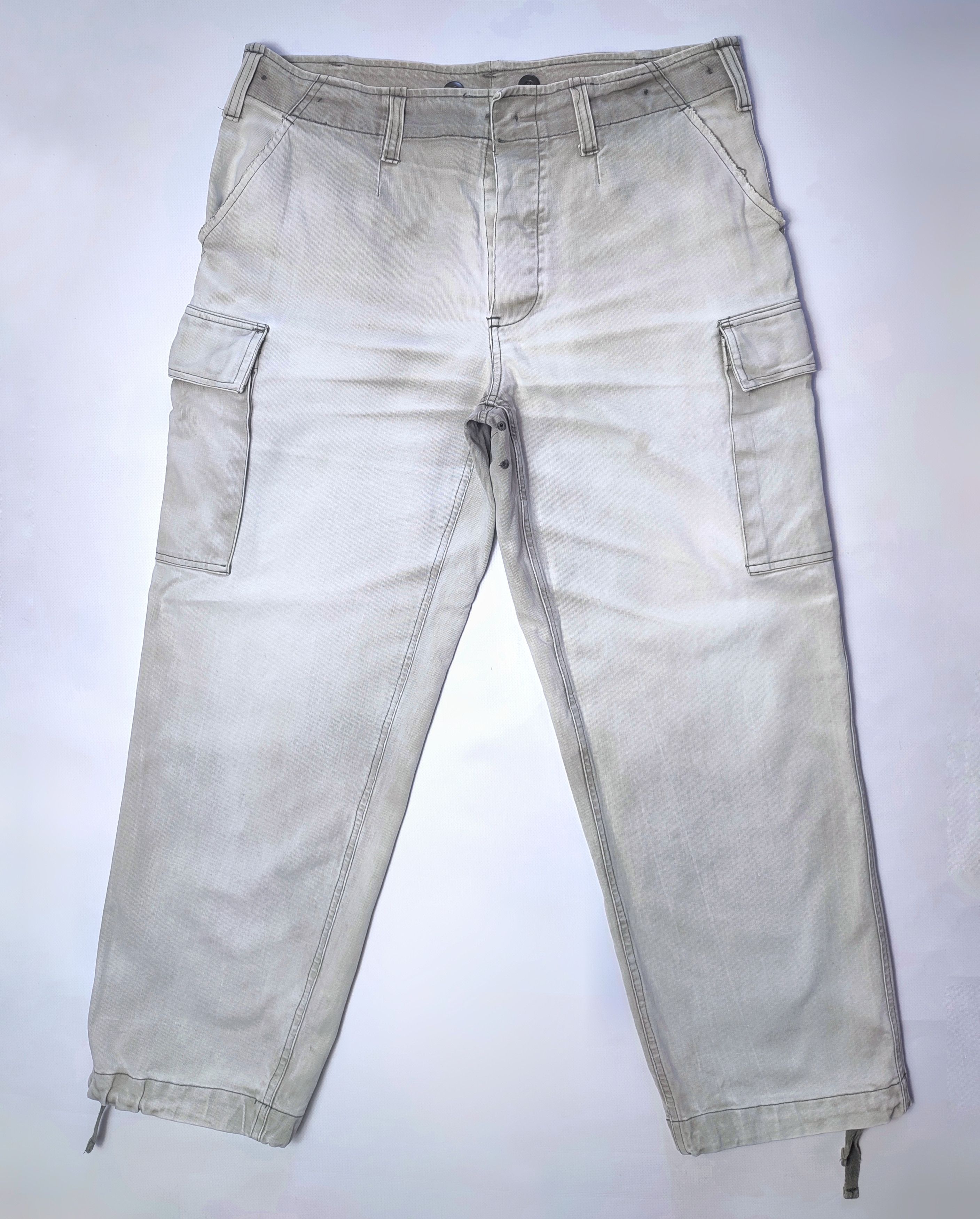 Vintage Vintage Military Cargo Sun faded Pants Size US 34 / EU 50 - 1 Thumbnail
