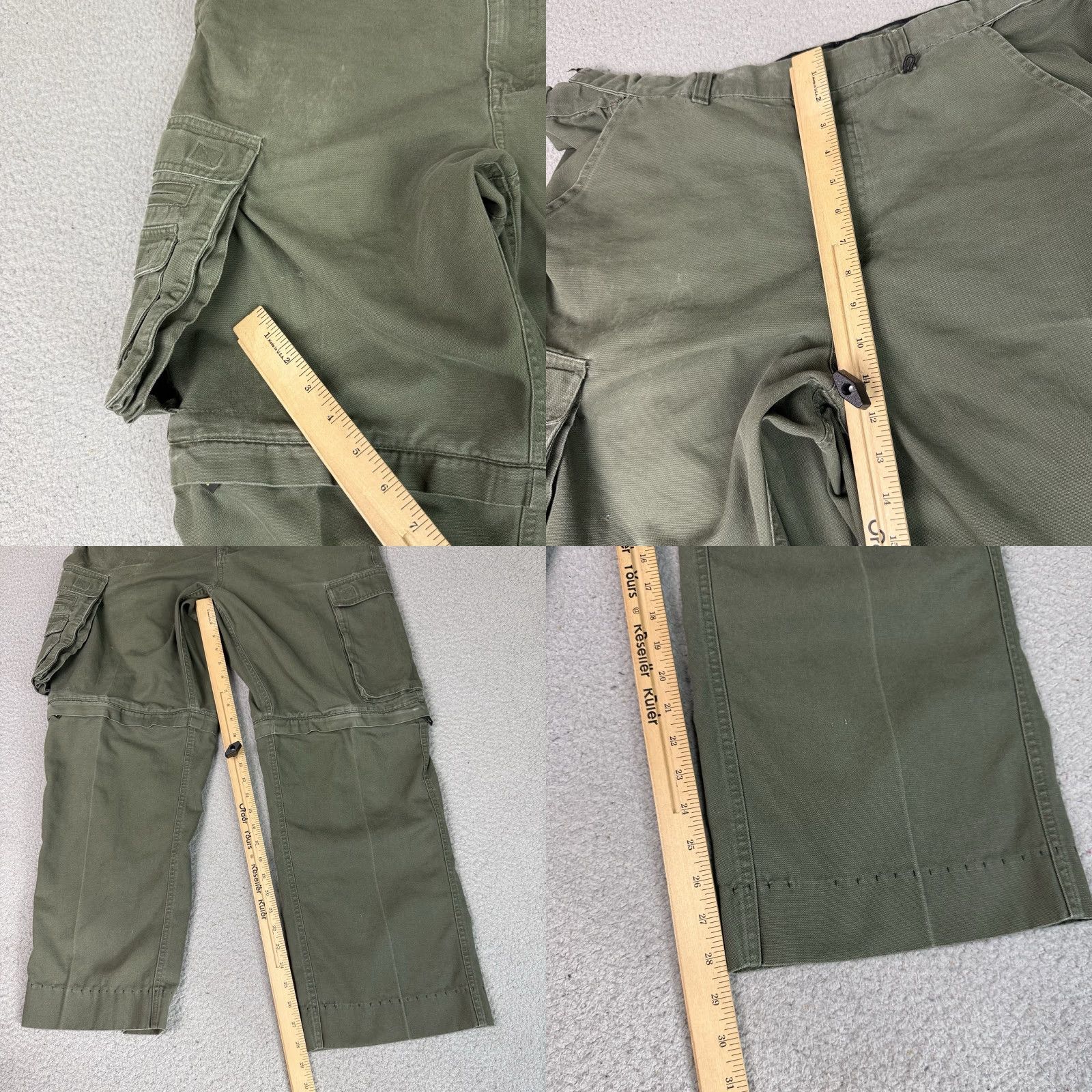Vintage VINTAGE Boy Scouts of America Pants Men’s 36 Olive Cargo Convertible Outdoor Distressed Mens Size US 36 / EU 52 - 9 Thumbnail