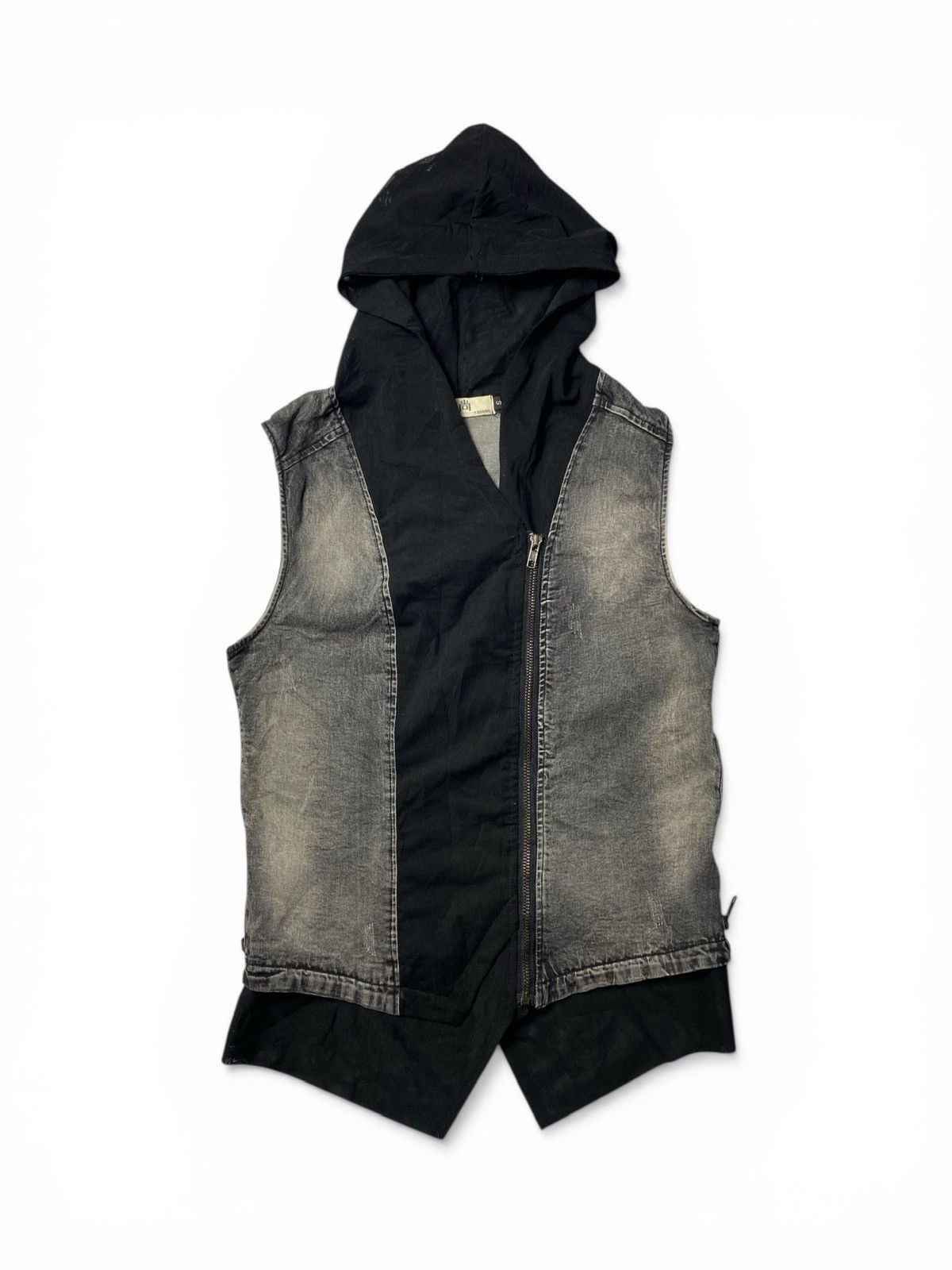Japanese Brand Japanese Style Denim Vest Hoodie Size US M / EU 48-50 / 2 - 2 Thumbnail