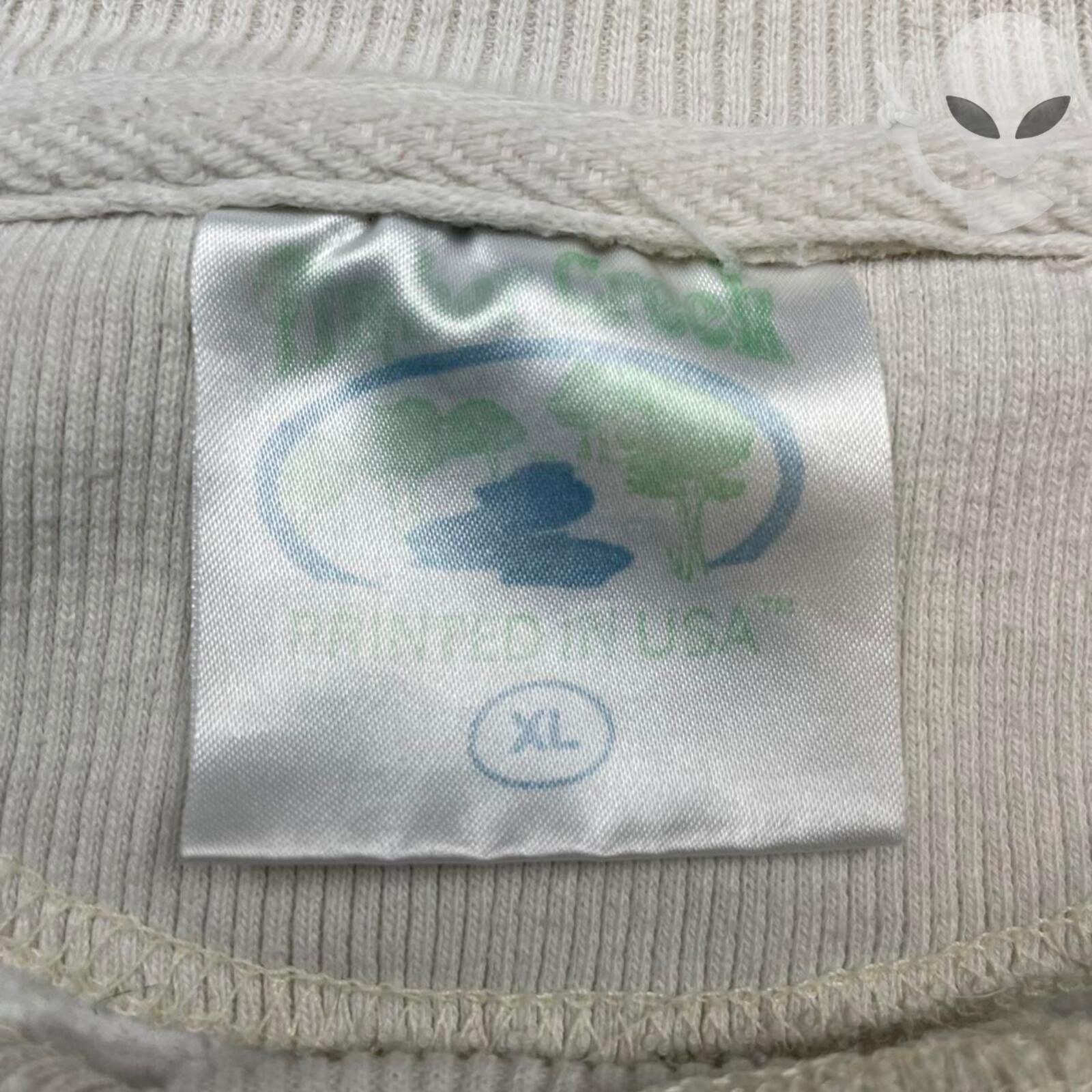 Vintage Vintage 80s Sweater XL Cream USA Love Patchwork Pullover Size US XL / EU 56 / 4 - 6 Thumbnail