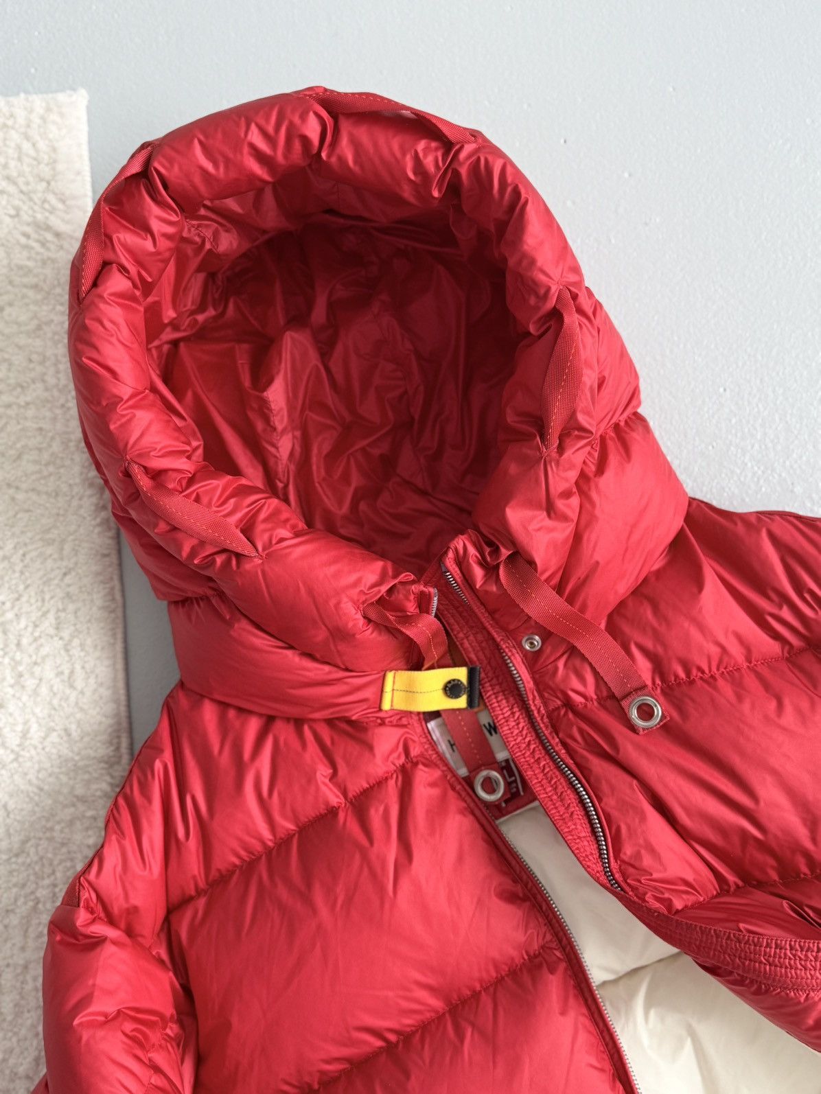 Parajumpers PARAJUMPERS Hooded Down Puffer Hollywood Jacket Red Women’s Size XL / US 12-14 / IT 48-50 - 4 Thumbnail