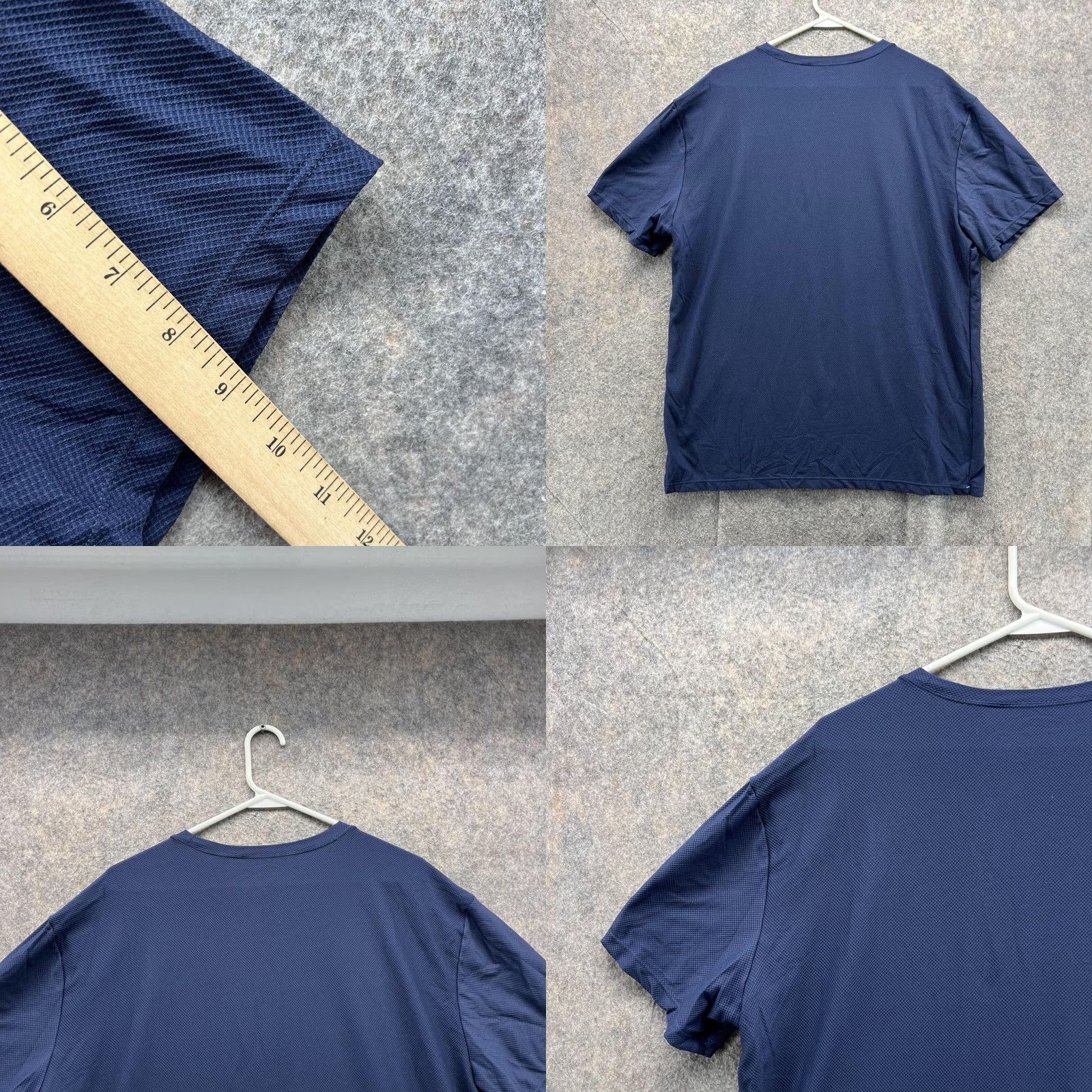 Vintage Columbia Shirt Men XXL Adult Blue Navy Omni Wick Advanced Evaporation Nylon Short Sleeve T-Shirt 2XL Reg Blue Men Size US XXL / EU 58 / 5 - 8 Thumbnail