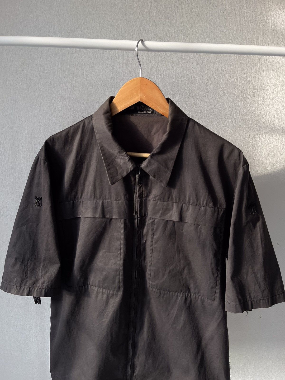 If Six Was Nine × Le Grande Bleu (L.G.B.) × Yasuyuki Ishii Yasuyuki Ishii ‘Exalt Of Violence’ Two Pocket Zip Shirt Size US M / EU 48-50 / 2 - 5 Thumbnail