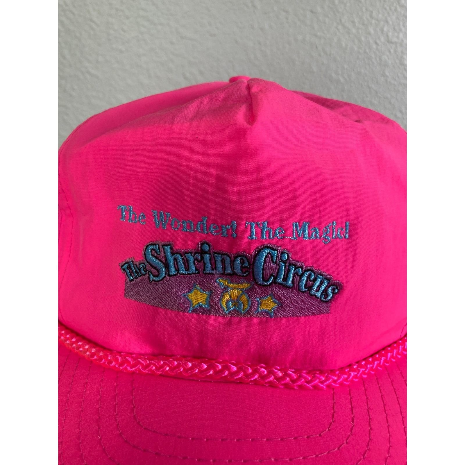 Vintage Vintage Neon Pink The Shrine Circus Snapback Hat Unisex Size ONE SIZE - 8 Thumbnail