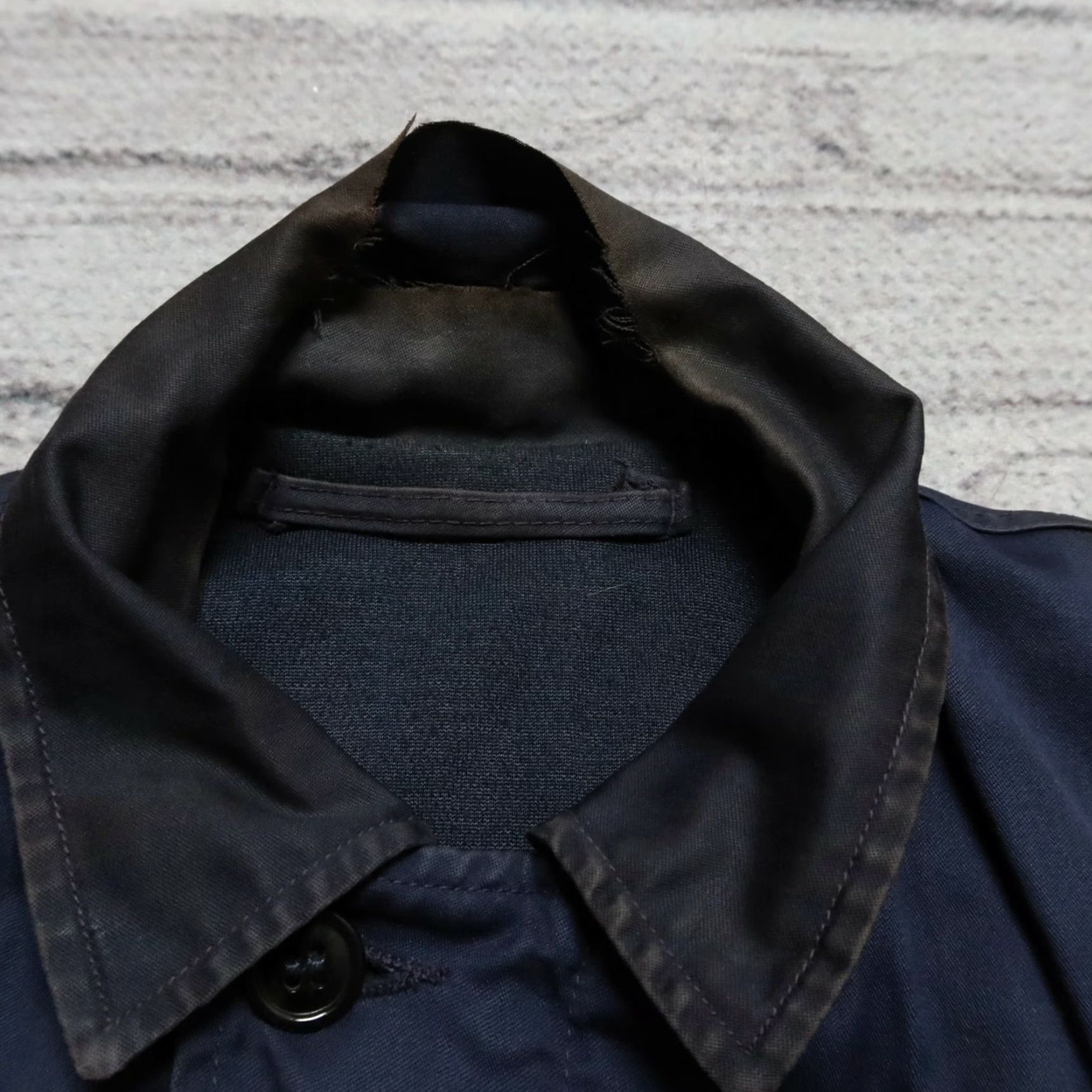 Vintage Vintage US Navy Deck Jacket Patch USN Navy Jacket Men 38 Navy Vintage USS Zellars DD-777 US Navy Deck Jacket Patch USN Mens Jacket Size US XXS / EU 40 - 5 Thumbnail