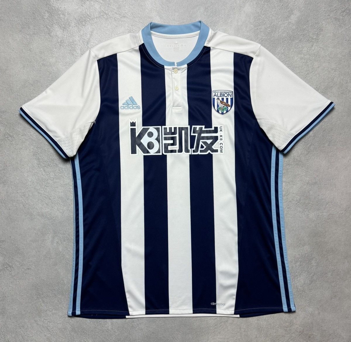 Adidas West Bromwich Albion 2016 2017 Home Shirt Jersey Adidas Size US XL / EU 56 / 4 - 1 Thumbnail