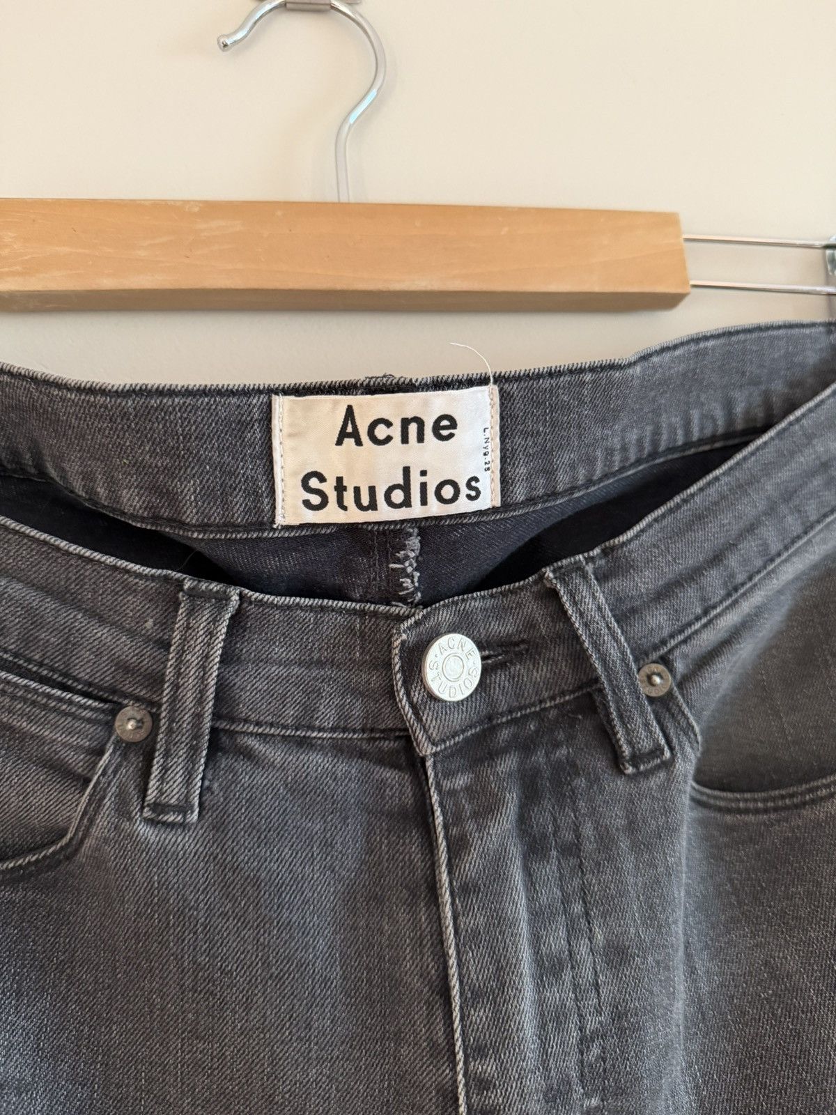 Acne Studios Acne Studios Max Used Cash Washed Black Slim Jeans Size US 30 / EU 46 - 5 Thumbnail