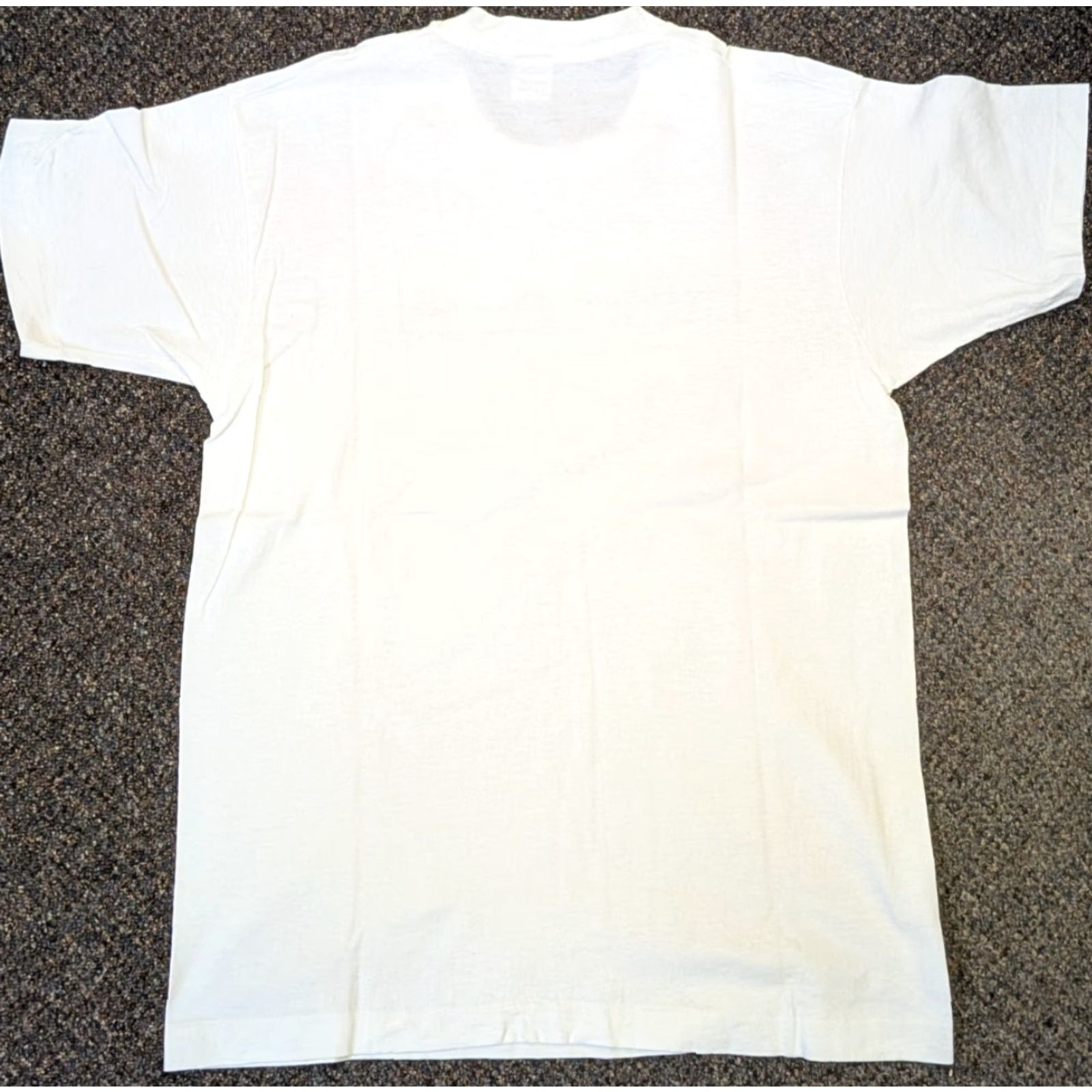 Fruit Of The Loom VINTAGE Fruit of the Loom L Mayville Wisconsin License Plate White T-Shirt USA Shirt Mens Size US L / EU 52-54 / 3 - 4 Thumbnail