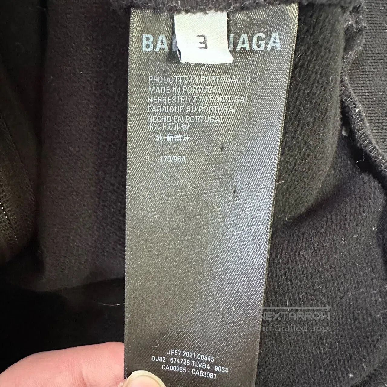 Balenciaga balenciaga black embroidered zip. Size US M / EU 48-50 / 2 - 4 Thumbnail