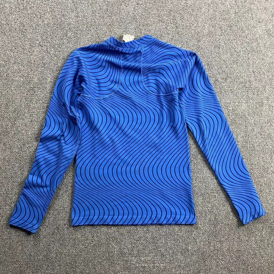 Athleta Athleta Top Women's XS Blue Pullover Wavy Stripes Size XS / US 0-2 / IT 36-38 - 4 Thumbnail