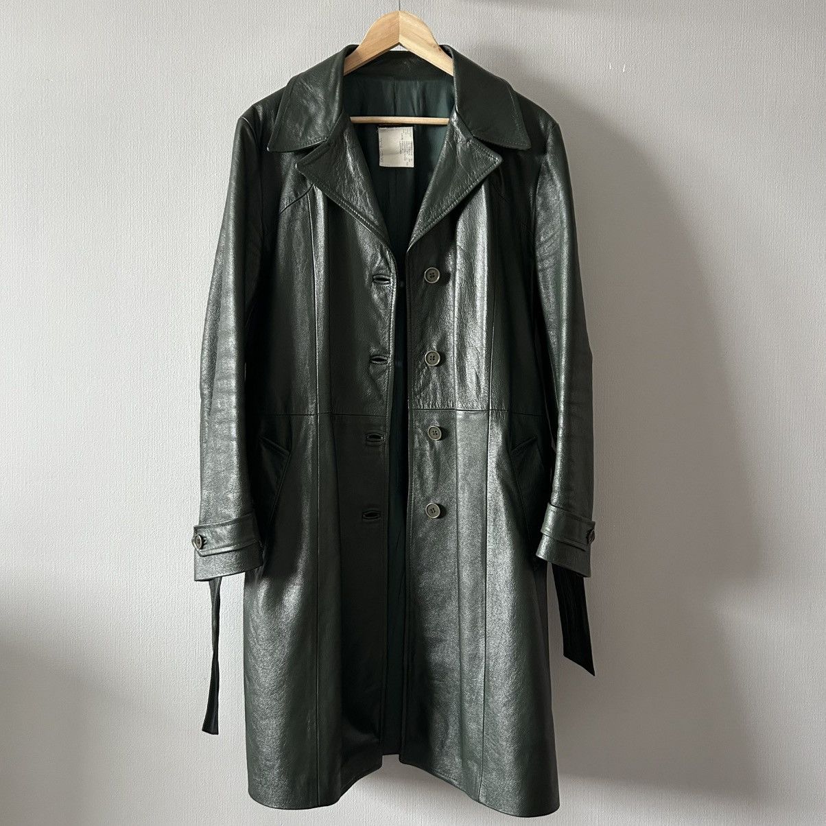 Alexander McQueen Alexander McQueen AW1997 Jungle Runway Leather Coat Maxim Size US M / EU 48-50 / 2 - 3 Thumbnail