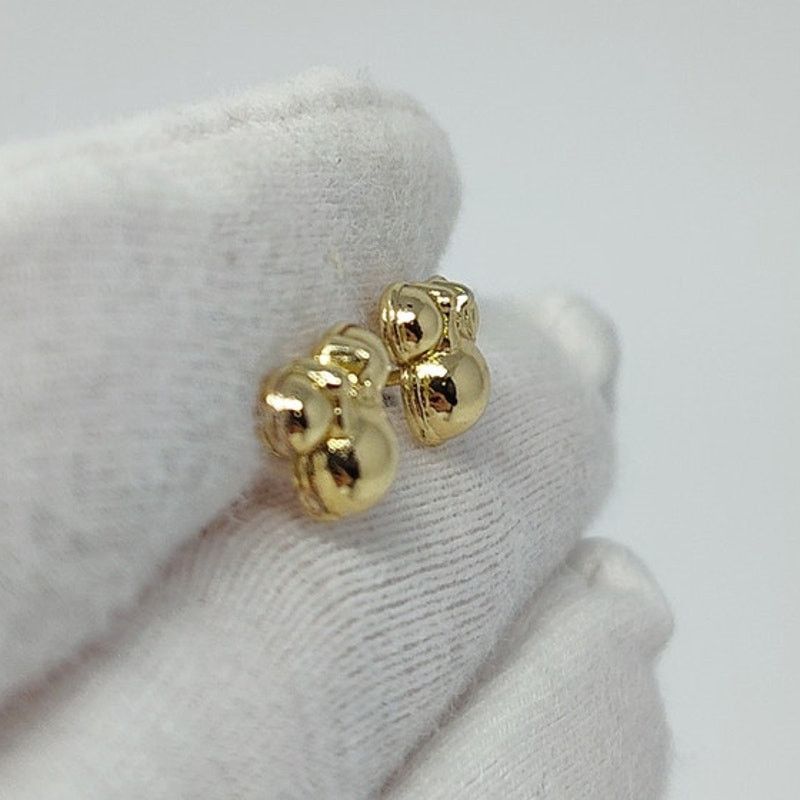 Disney Disney Minnie Mouse Gold Tone Stud Earrings Size ONE SIZE - 3 Thumbnail
