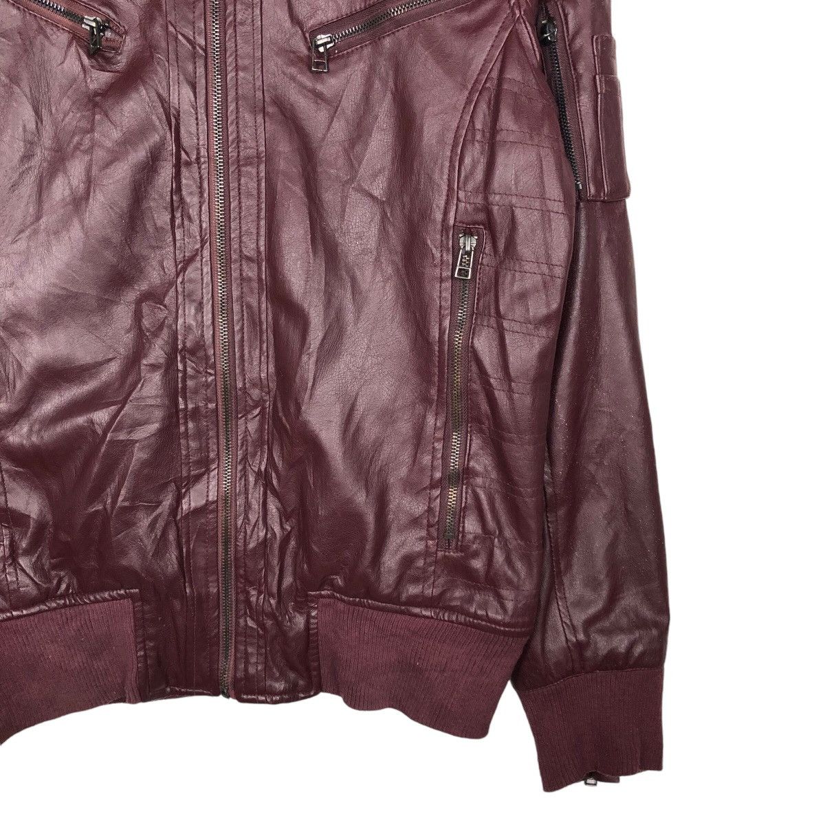 Japanese Brand 📌Vintage Biker Leather Jacket Clone Devgrun Size US M / EU 48-50 / 2 - 6 Thumbnail