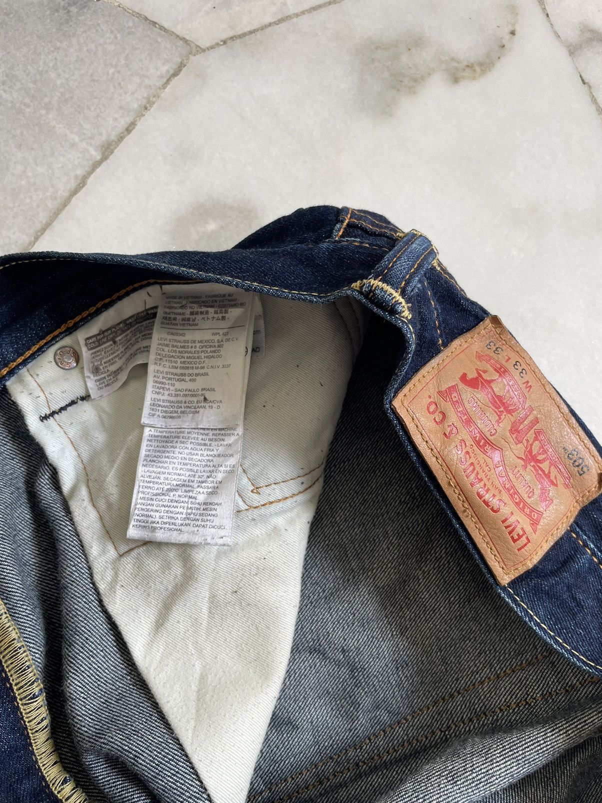 Levi's Levis 503 Jeans Size US 34 / EU 50 - 7 Thumbnail