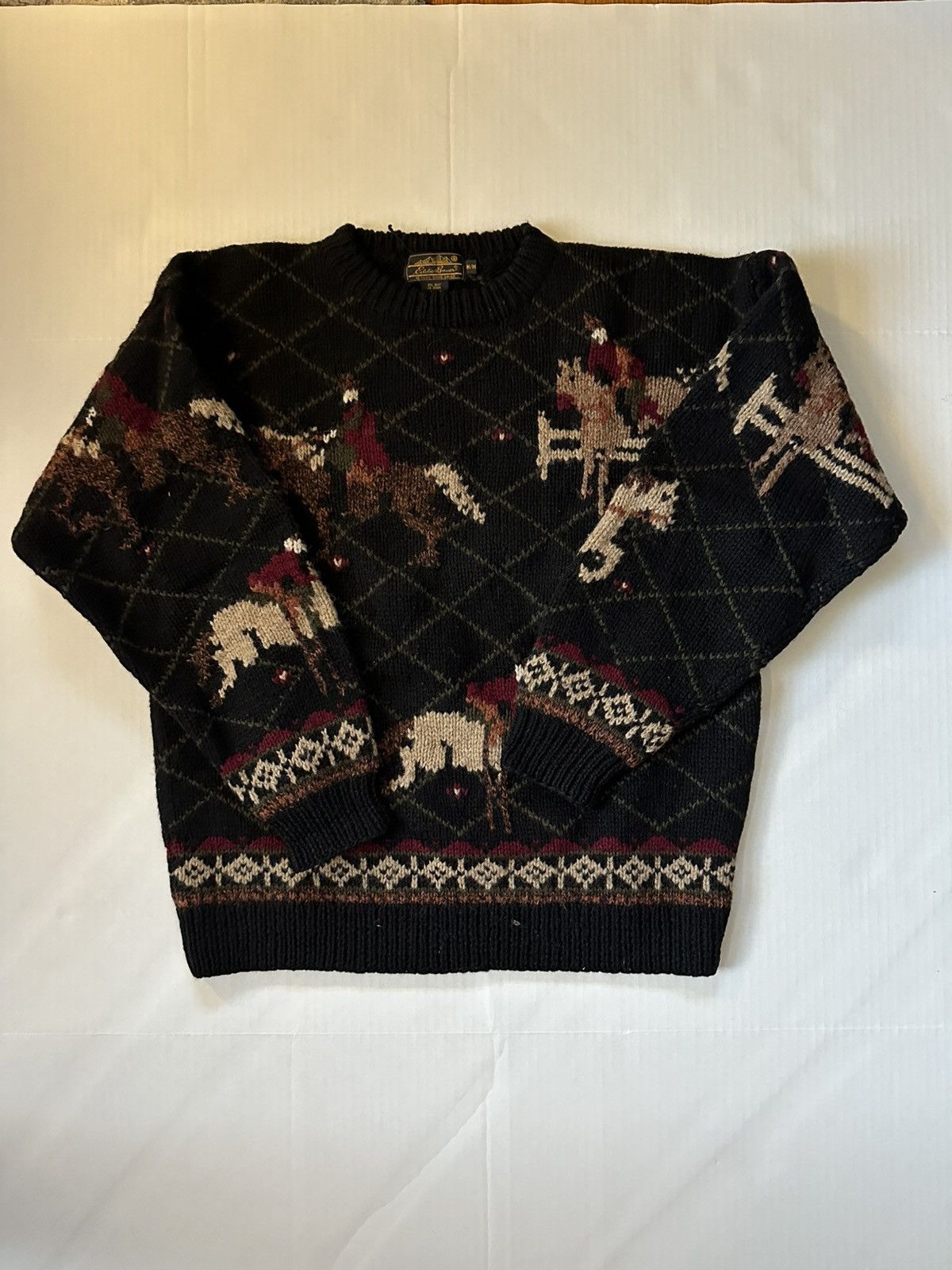 Eddie Bauer × Vintage Vintage 90’s Eddie Bauer Knit Sweater Size US M / EU 48-50 / 2 - 1 Thumbnail