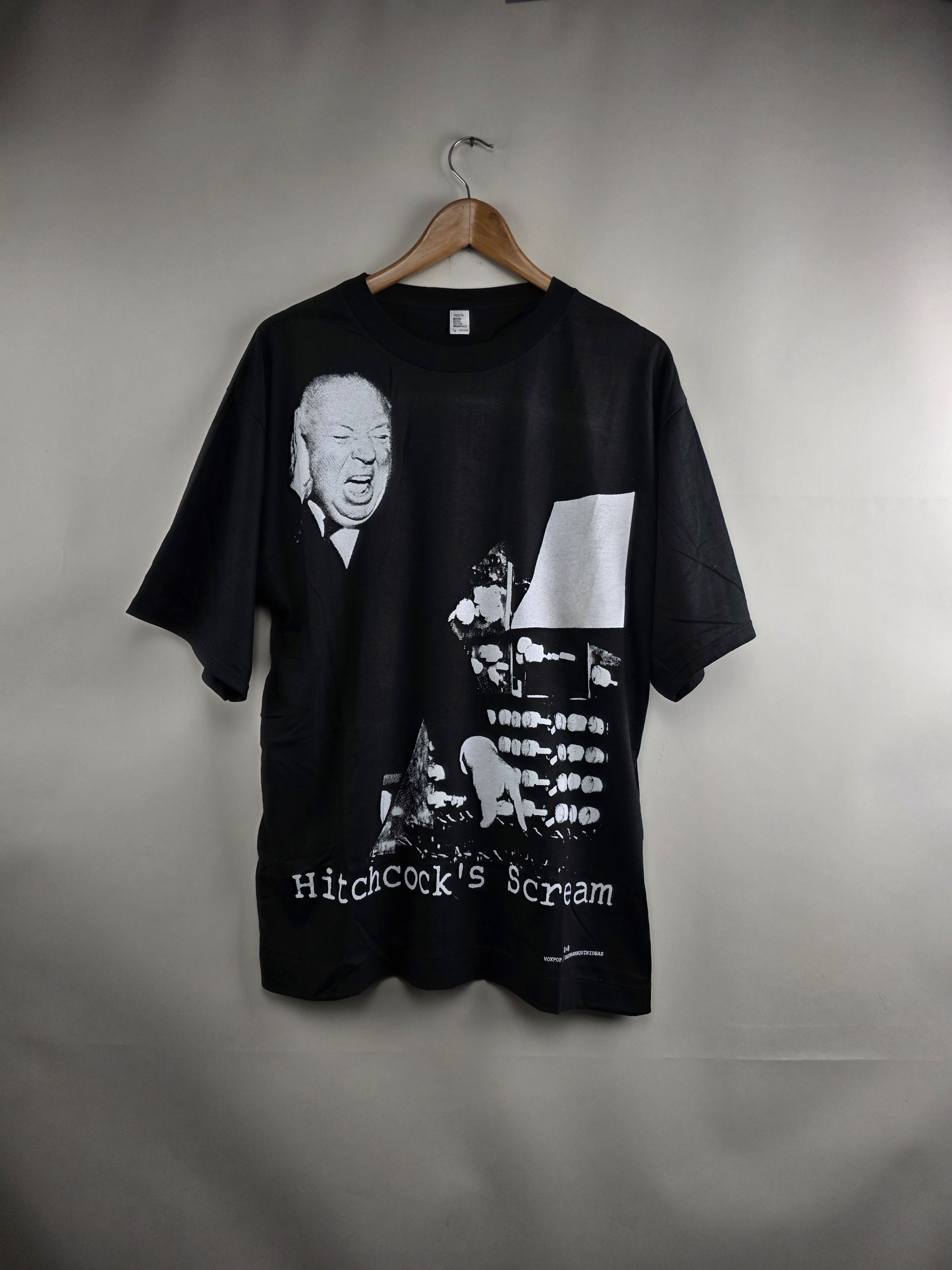 Vintage 90s Hitchcock's Scream Movie Tee XL 23" 28.5" Size US XL / EU 56 / 4 - 1 Thumbnail