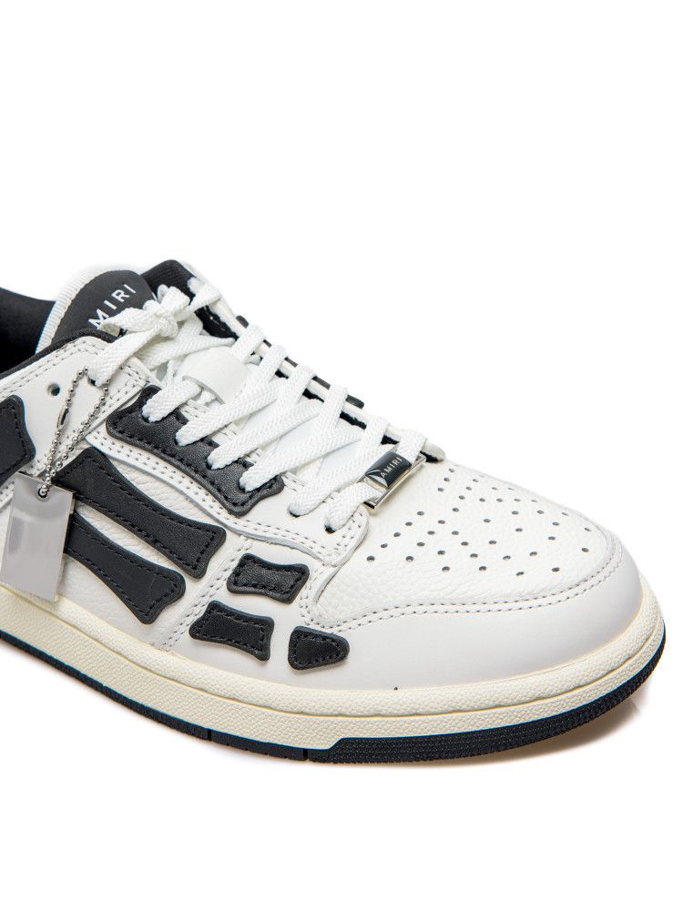 Amiri o1gr1nt0924 Skel Low-Top Sneakers in Black & White Size US 15 / EU 48 - 5 Thumbnail