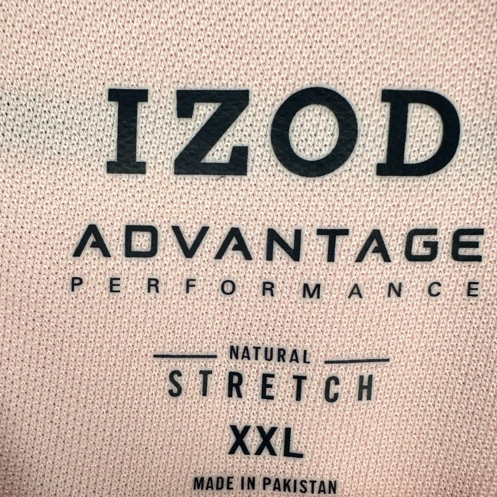 Izod Izod Advantage Polo Shirt Golf Polo Mens 2XL Pink Blue Striped Short Sleeve Shirt Mens 2XL Pink Stripes Outdoor Bre breathable Collar Size US XXL / EU 58 / 5 - 4 Thumbnail
