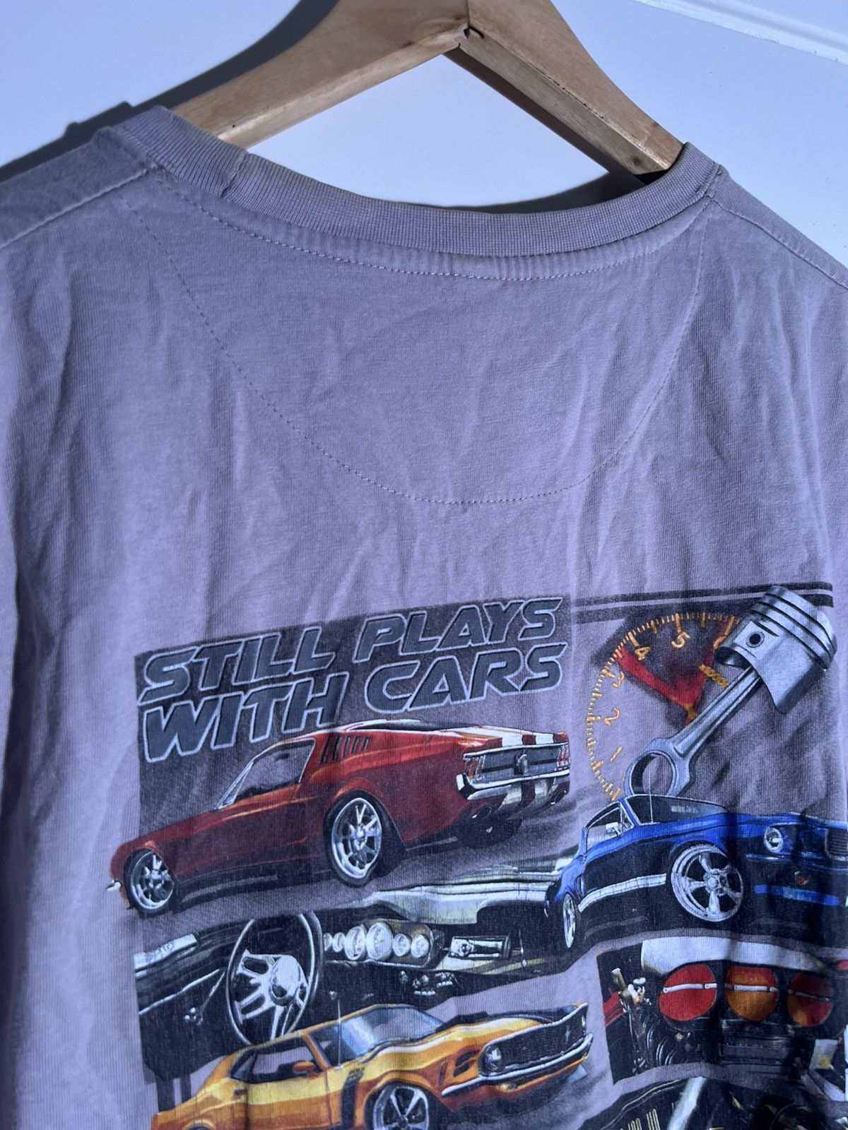 Vintage Y2K 2000’s VTG Vintage Newport Blue I Still Play Cars Shirt Size US L / EU 52-54 / 3 - 4 Thumbnail