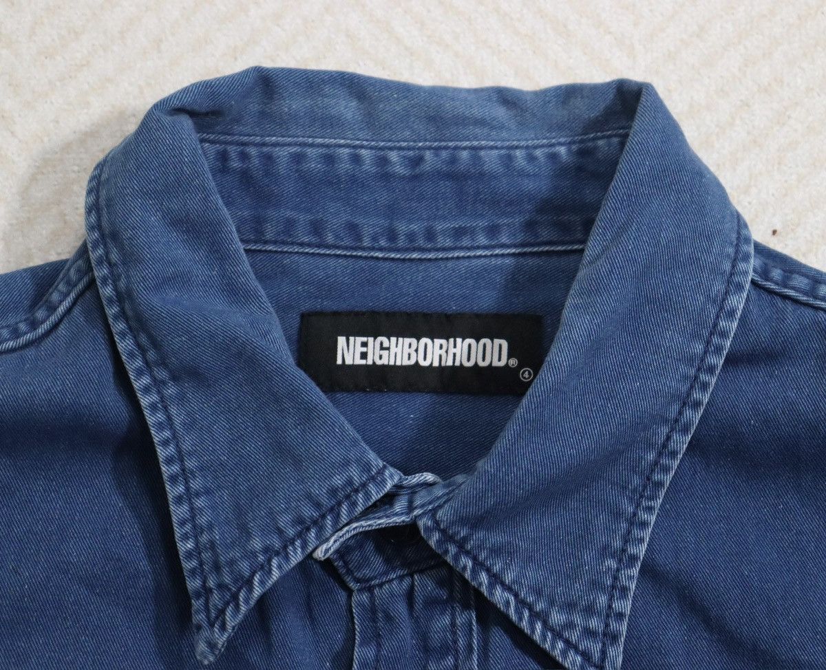 Neighborhood NBHD Neighborhood 20aw Indigo Work Shirt sizeL Size US L / EU 52-54 / 3 - 5 Thumbnail