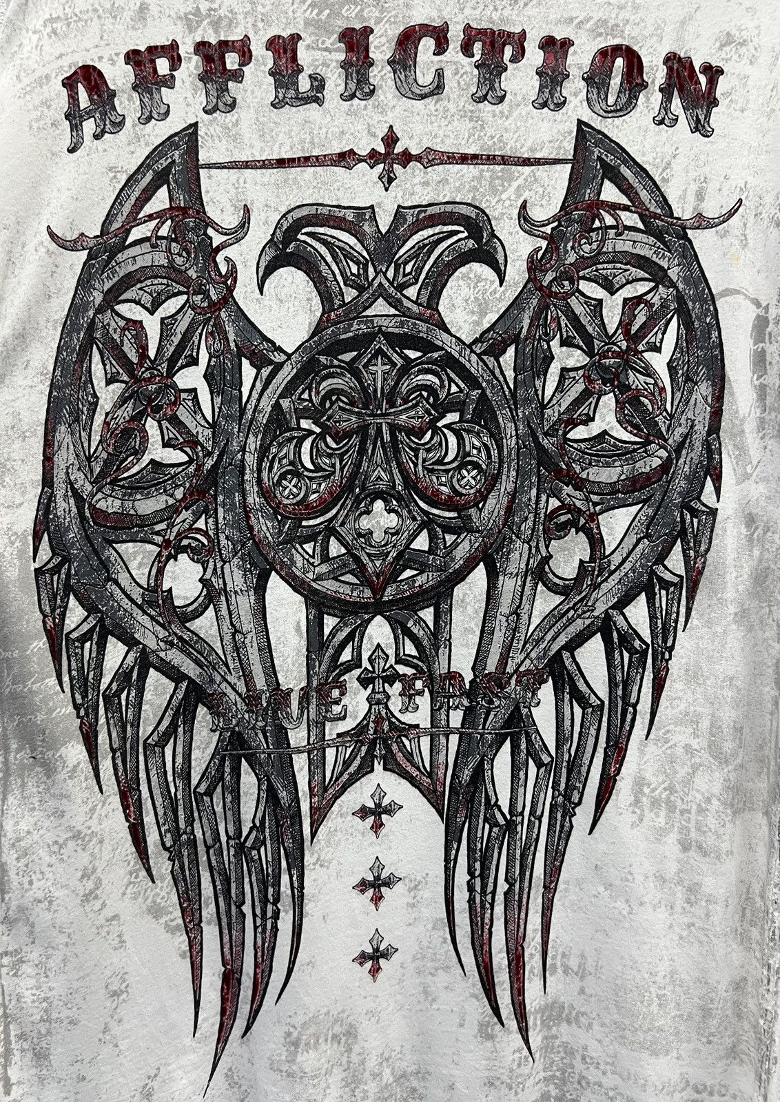 Affliction × Vintage VINTAGE AFFLICTION LIVE FAST MADE IN USA SHIRT Size US L / EU 52-54 / 3 - 4 Thumbnail