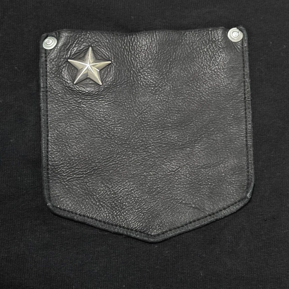 Schott Schott Bros New York Leather Pocket Tee Shirt Size US XL / EU 56 / 4 - 6 Thumbnail