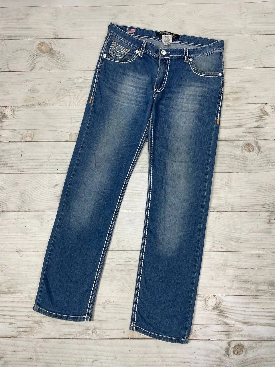 True Religion Vintage True Religion Joye Super Denim Jeans Y2K Japan Size US 36 / EU 52 - 2 Thumbnail
