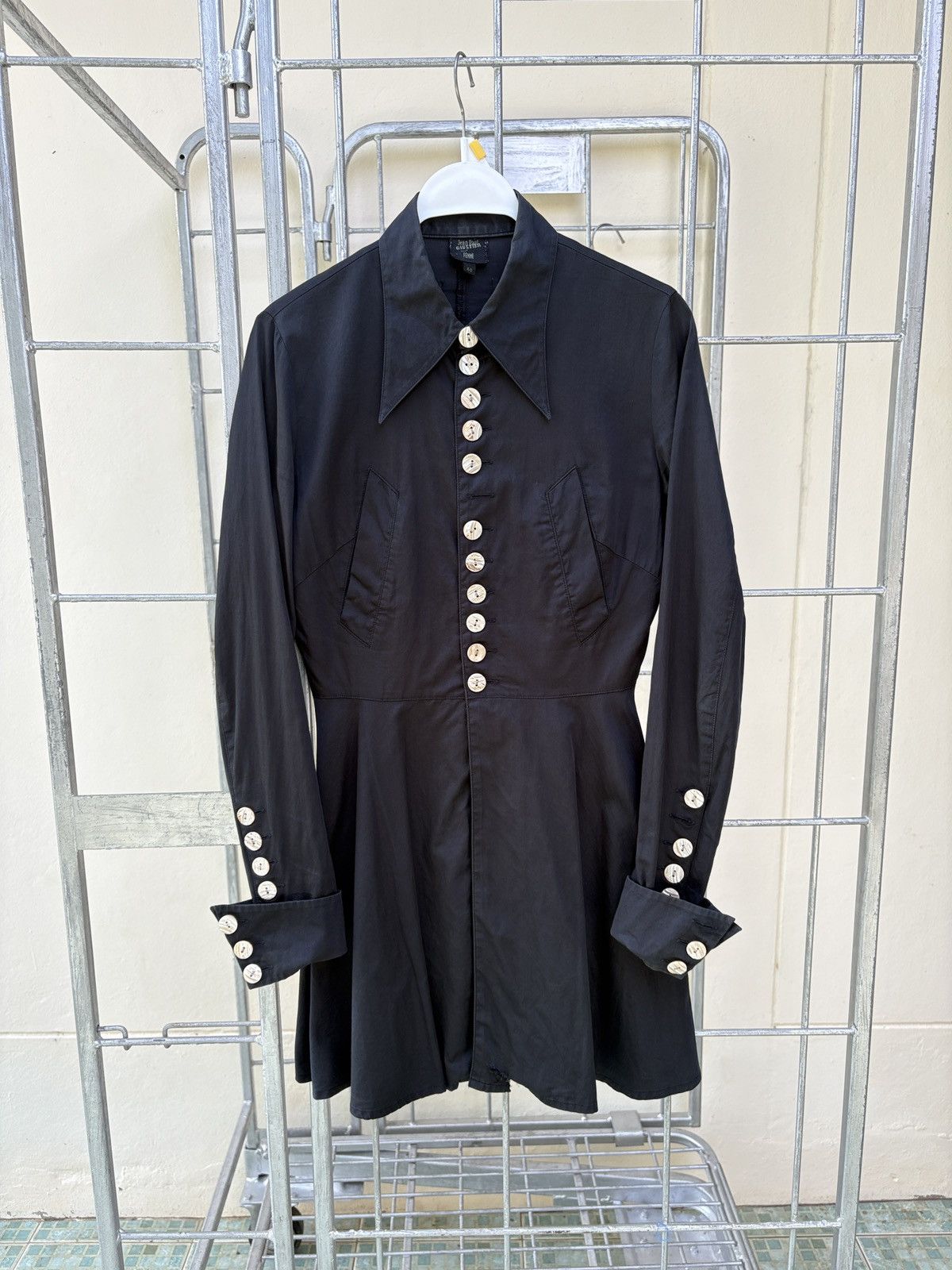 Jean Paul Gaultier Jean Paul Gaultier JPG black long sleeves dress shirt Size M / US 6-8 / IT 42-44 - 1 Thumbnail